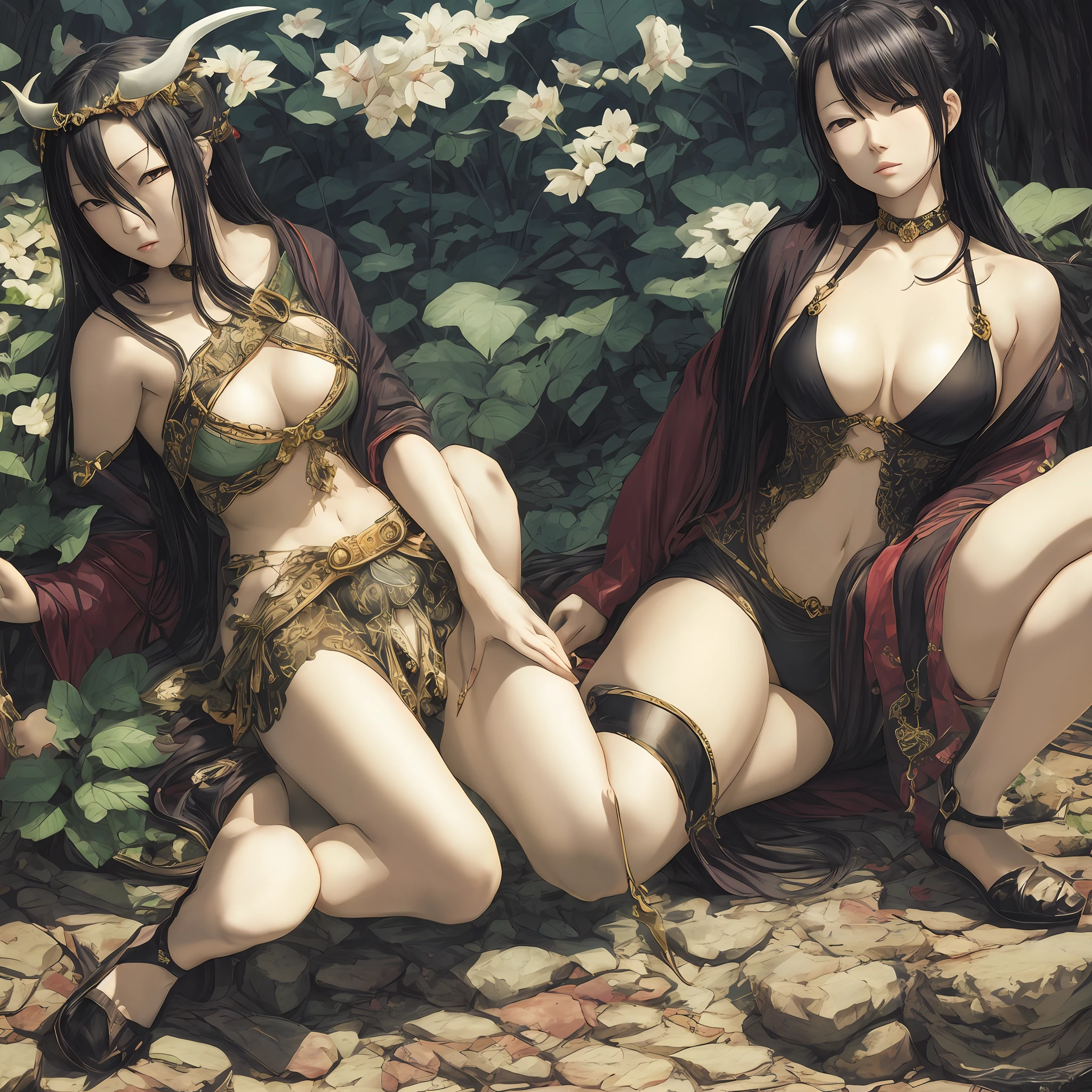 Kitagawa Kaijo,succubi,Color map --auto
