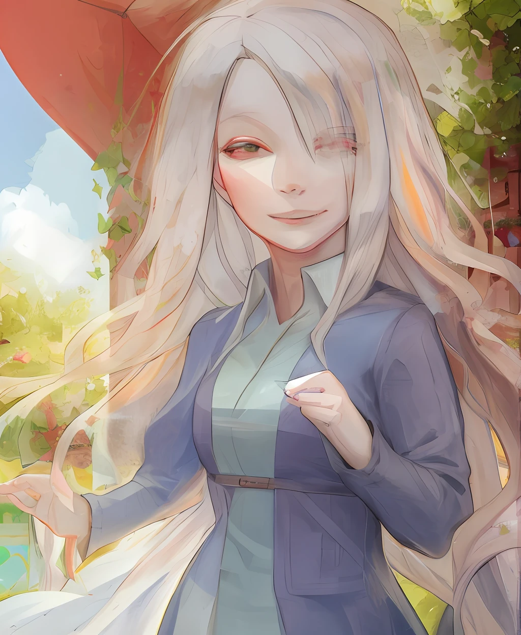 Two-dimensional girl