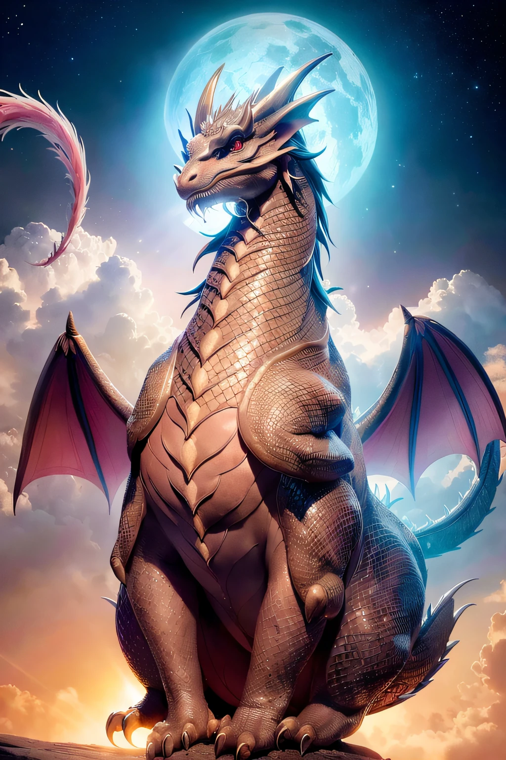 8k，RAW photos，best qarity，photorealestic，Mechanical Dragon