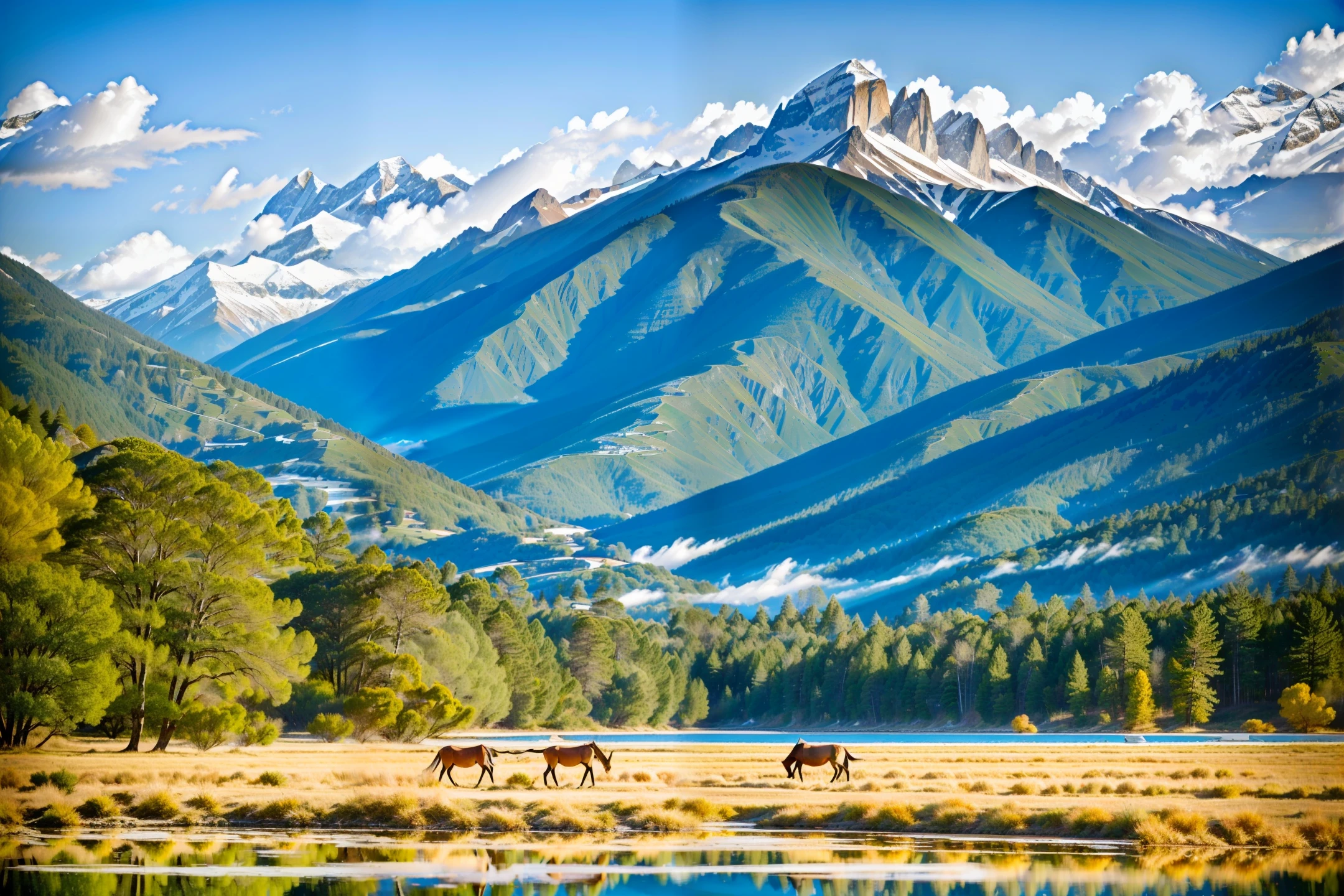 Mountains and seas through exotic beasts and beauties