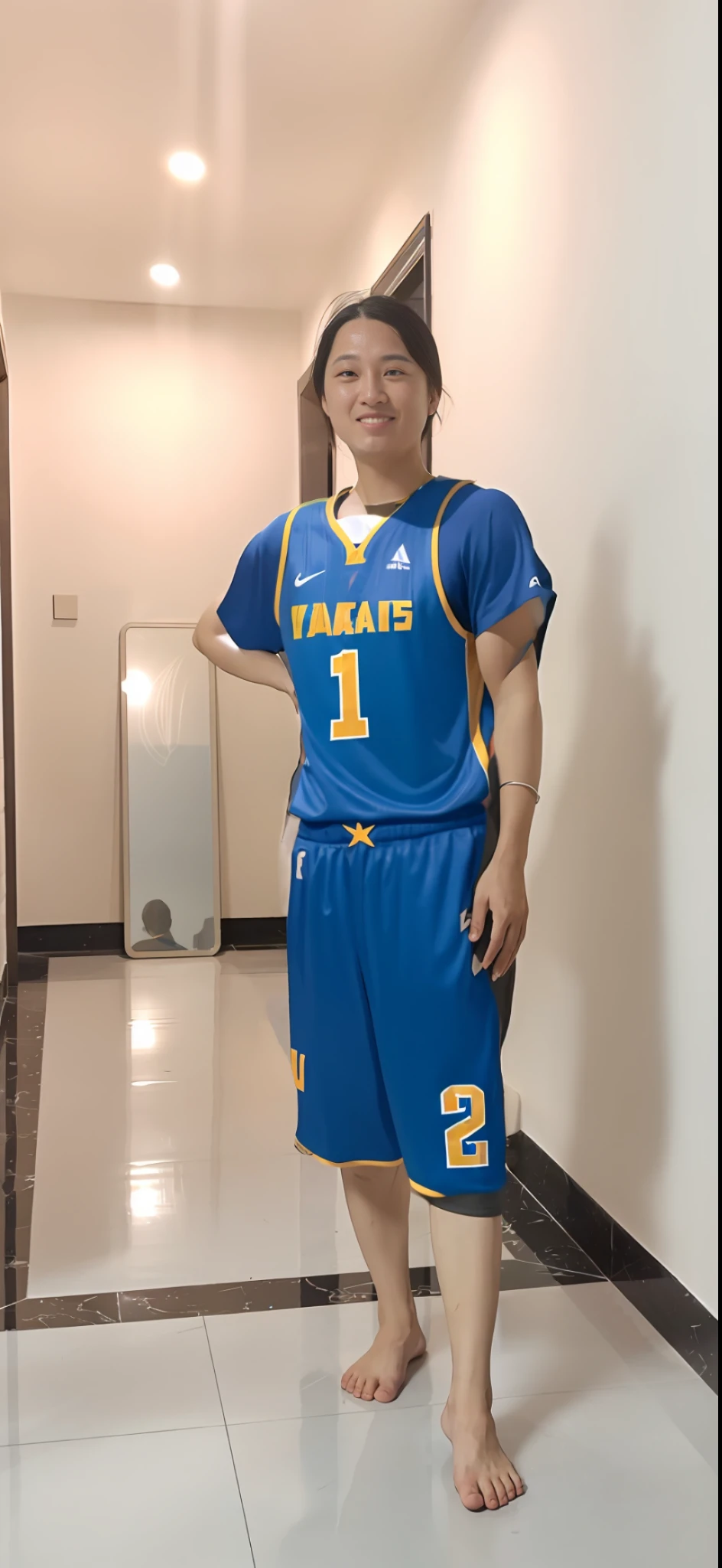Replace with a basketball suit