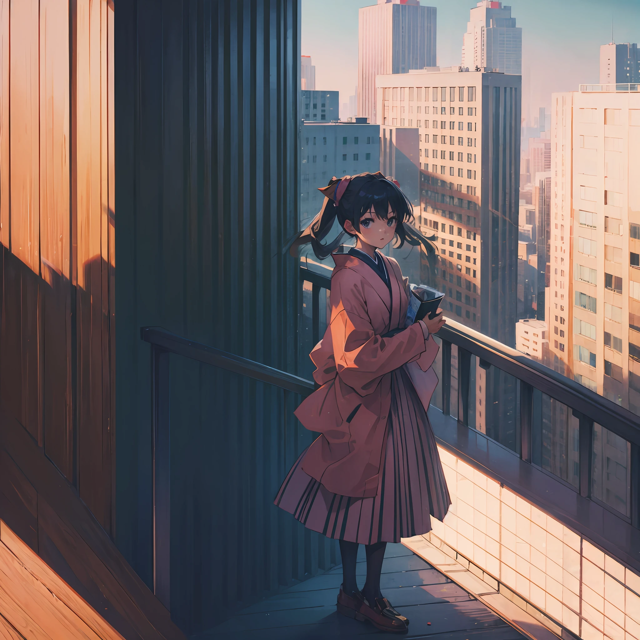 asuka，Standing on the balcony --auto