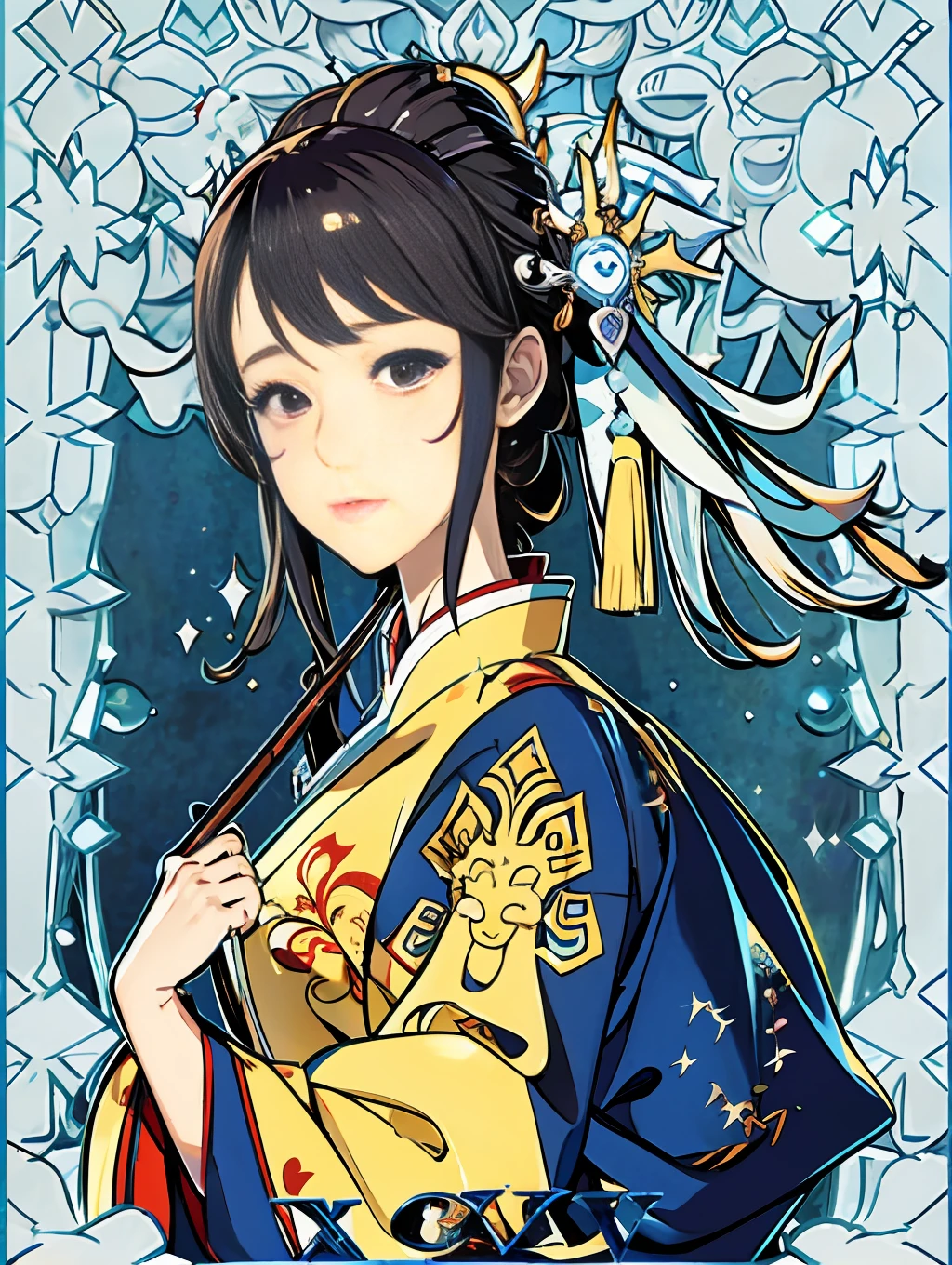 best quality, masterpiece, highres, wuxia 1girl, china dress, super Beautiful face, super beautiful eye, super beautiful hair