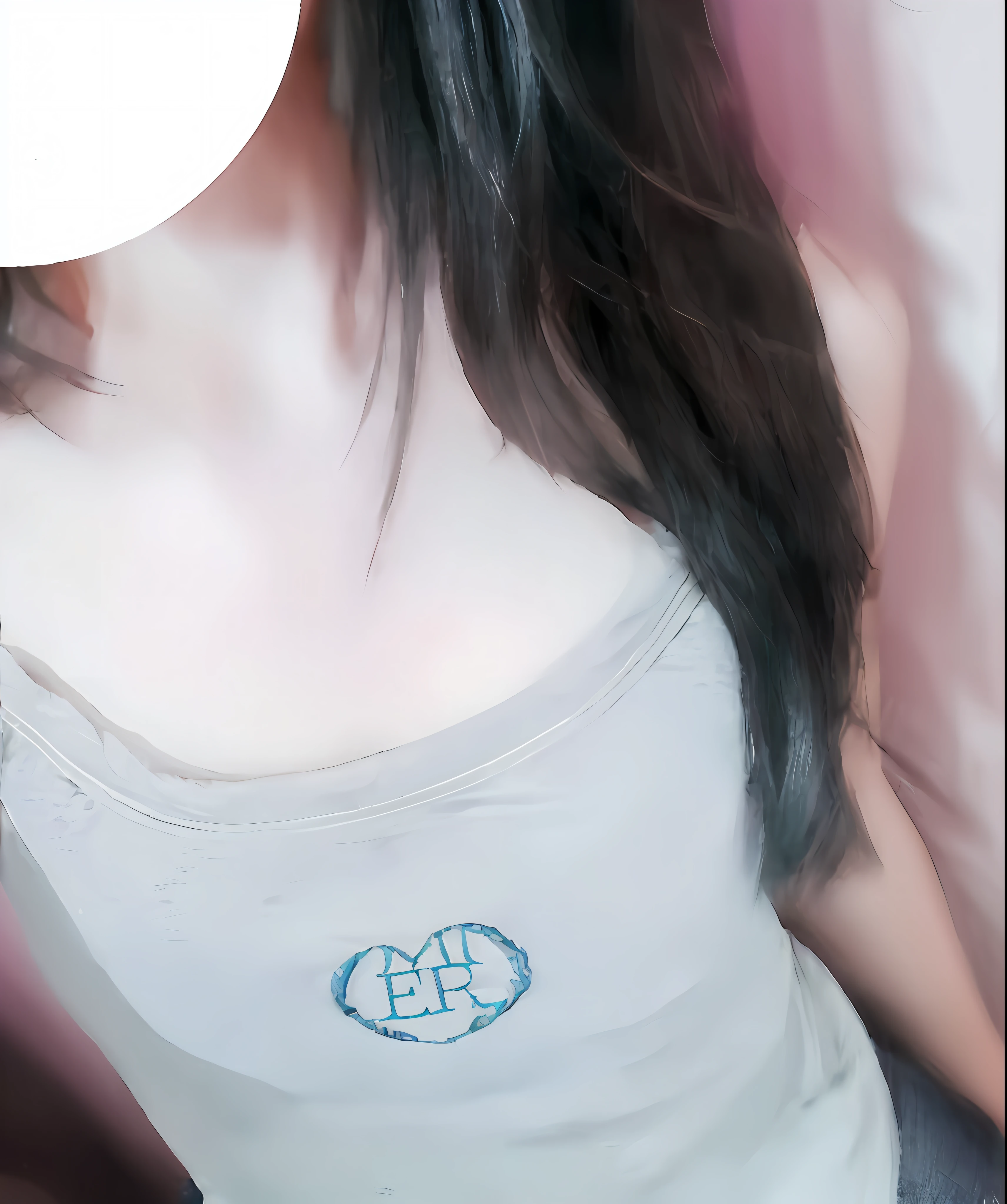 a skirt，length hair，Younger sister，Cute big breasts