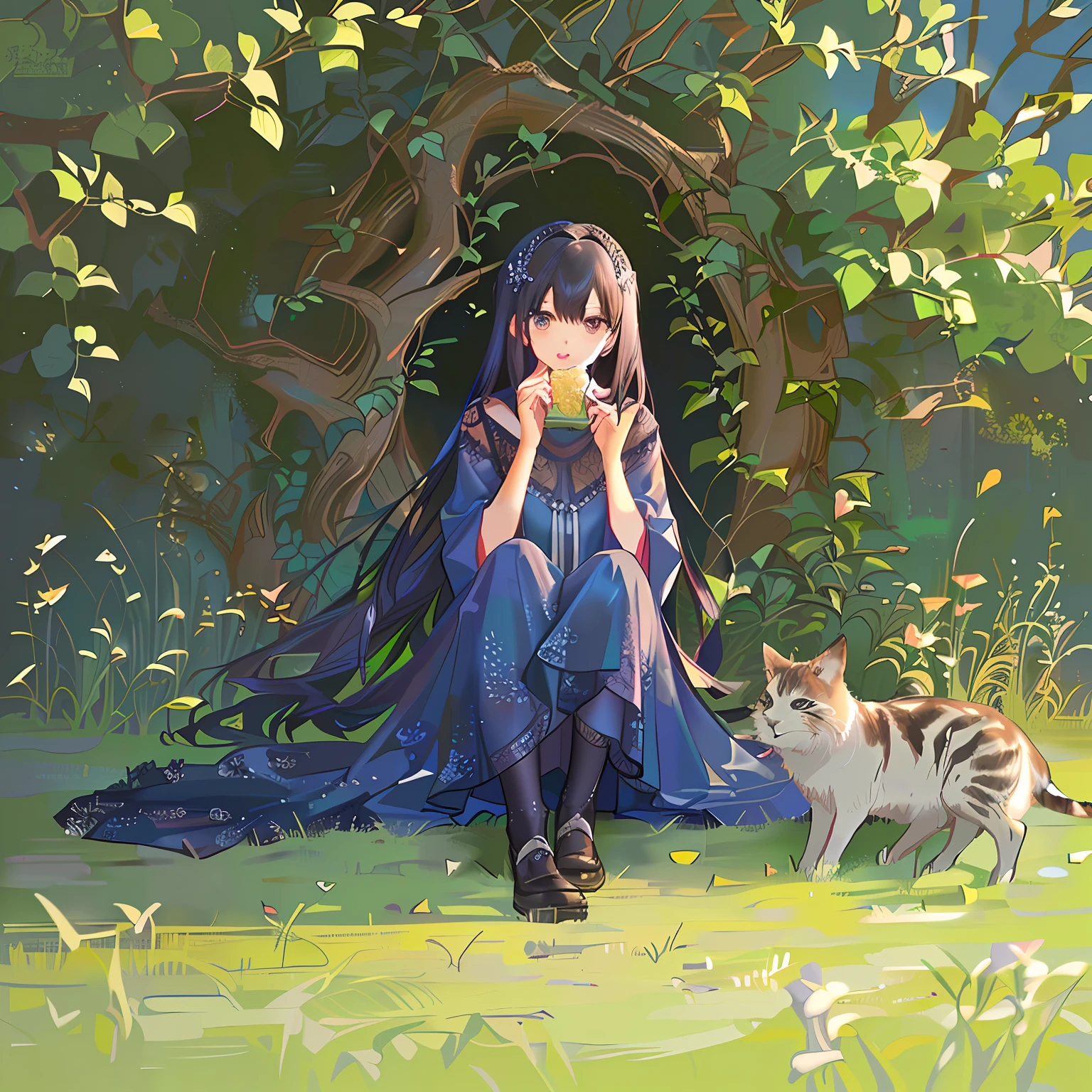 Cats eat