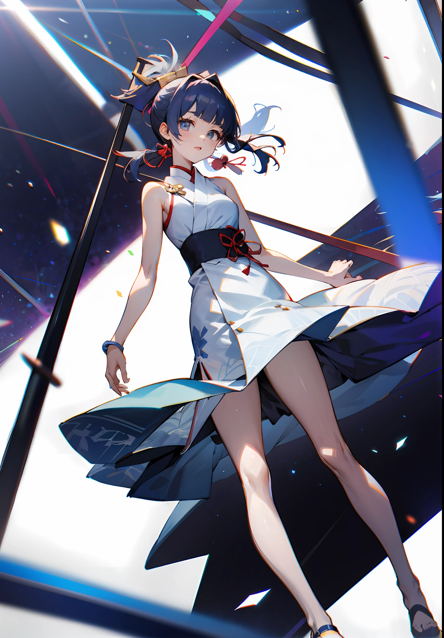 Ayaka Kamisato,long legged