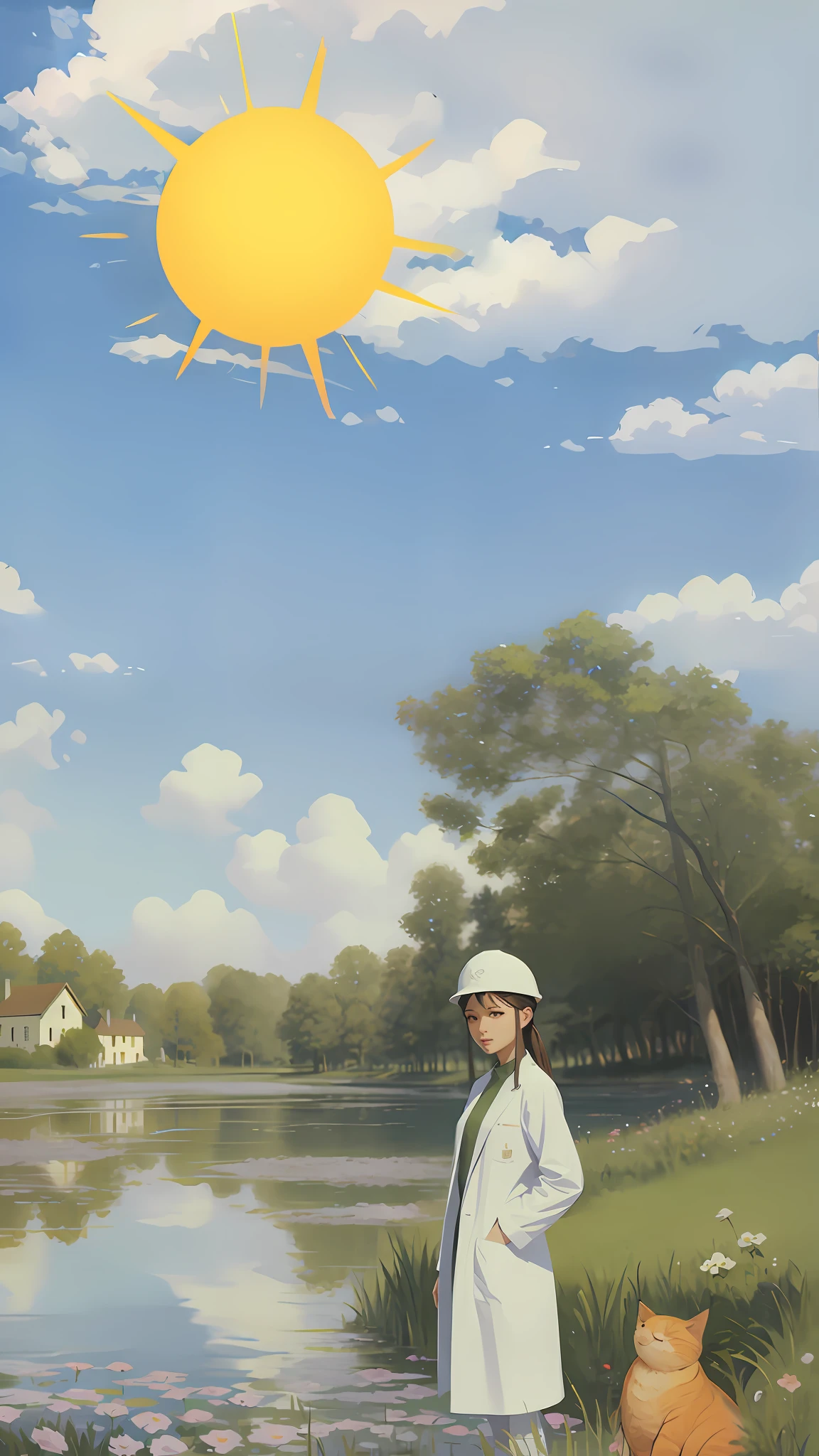 Dazzling sun