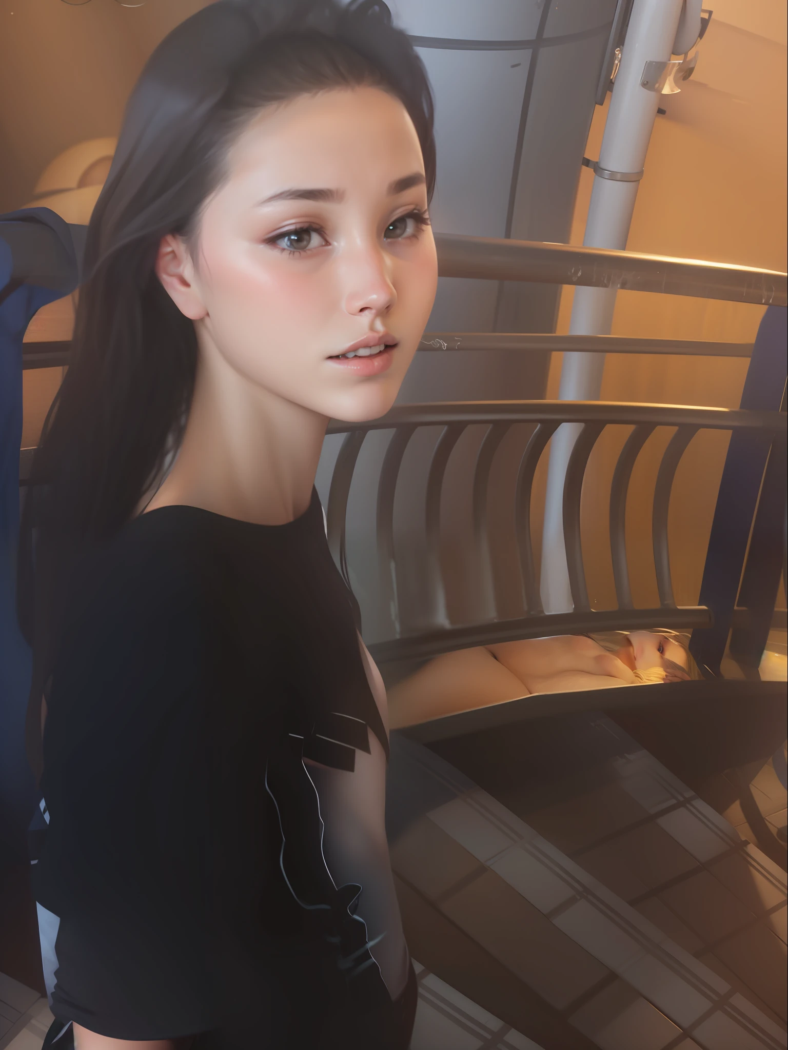 a beautiful teen without clothes