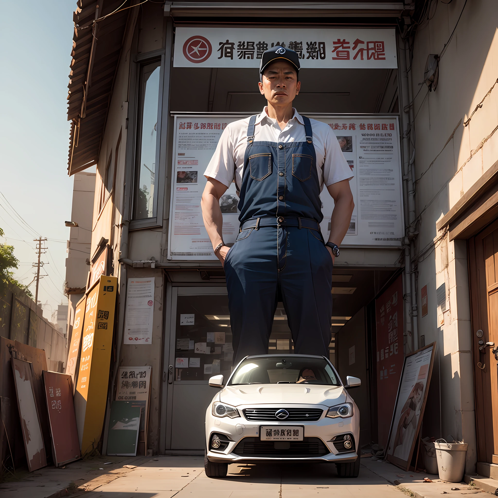 auto repair,poster for,New Guangyuan --auto