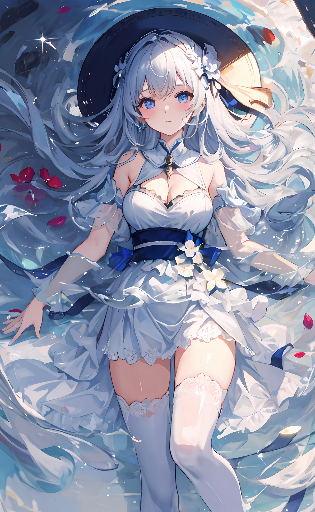 White liquid beauty