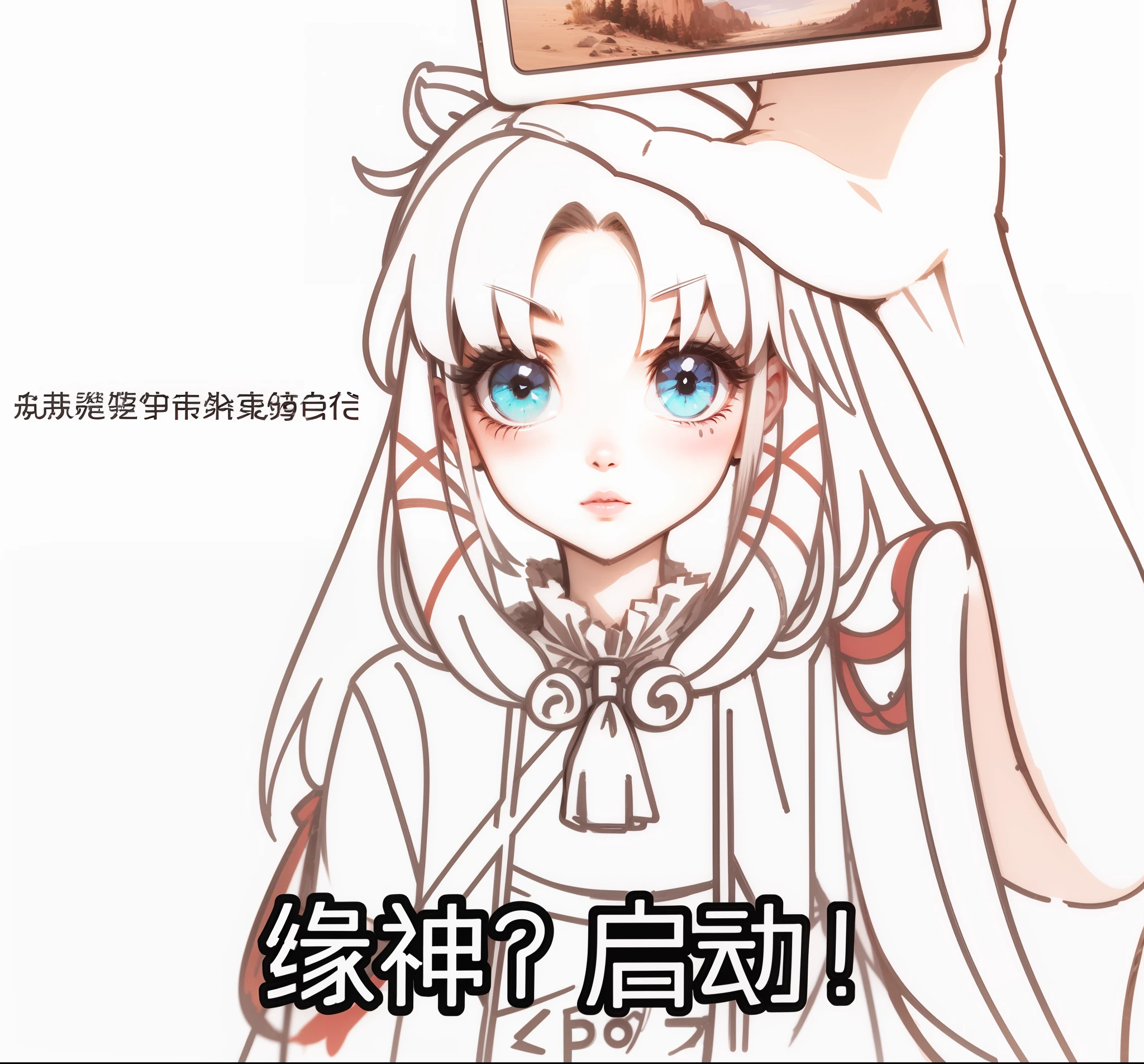 Keep the text，chromatically