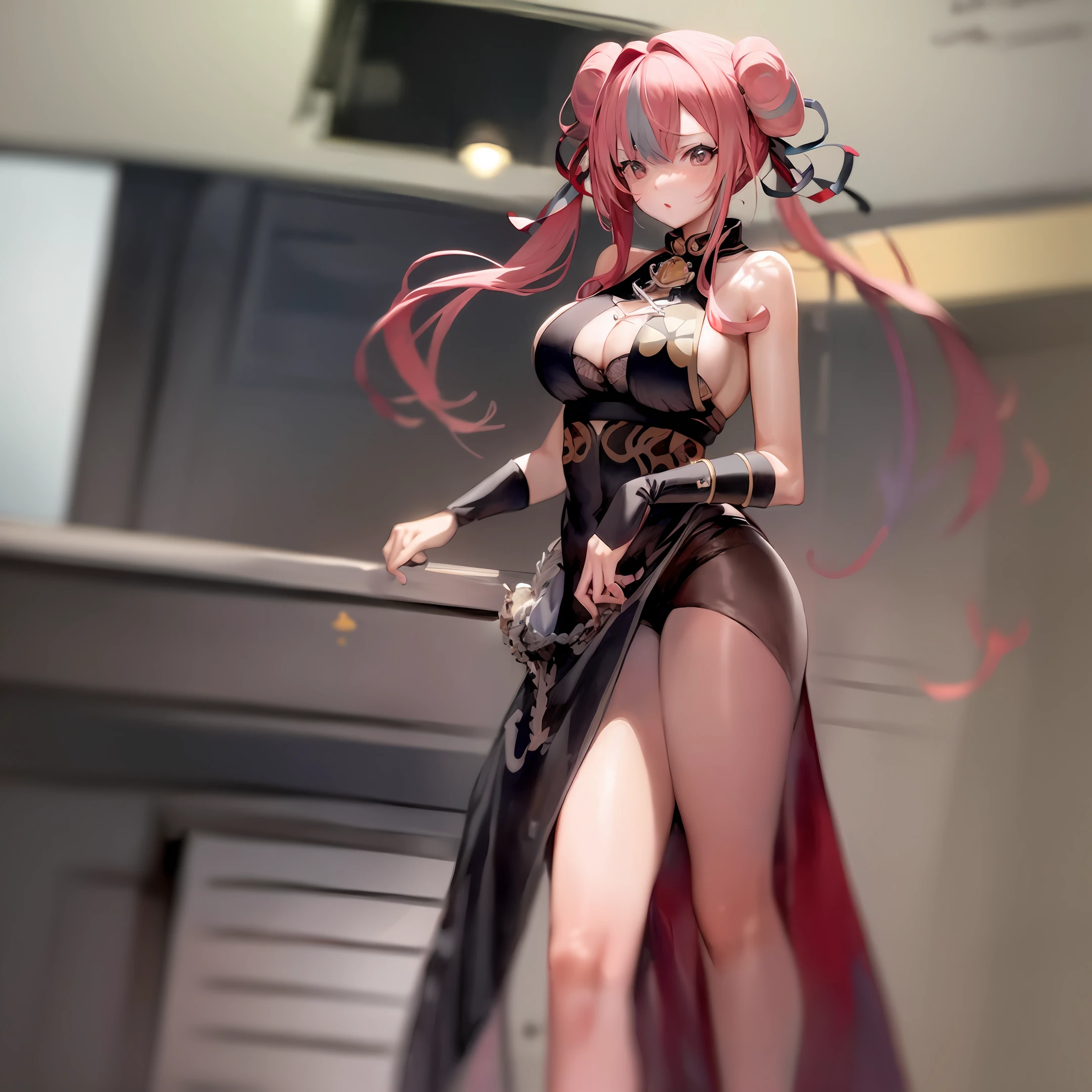 Big sister(Pink hair、Bigchest、upskirt with、Beth)