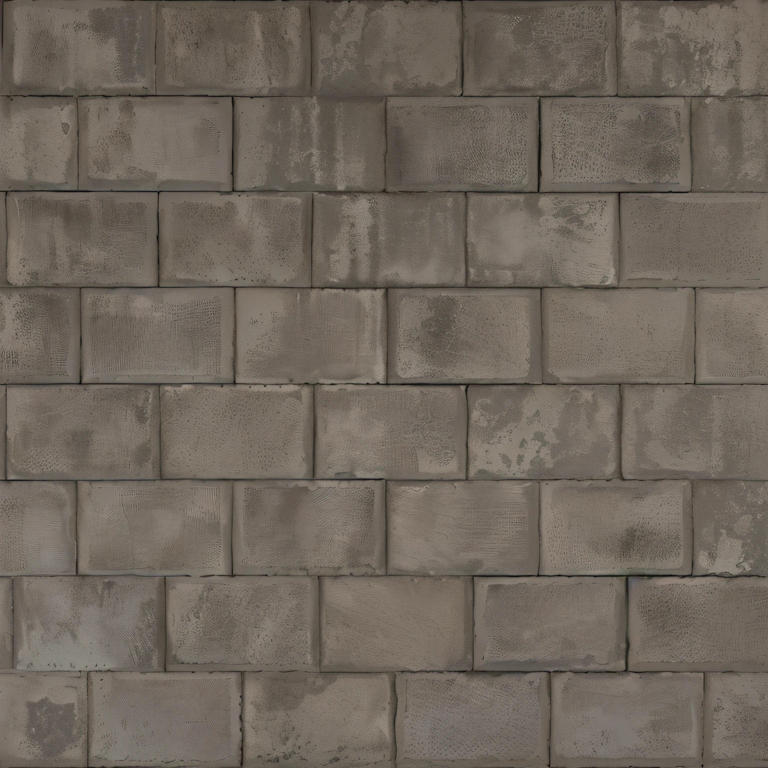 Brick wall made of concrete blocks, Streaks from above, Texture for 3D, texture for 3d, concrete _ wallside ) ], concrete brick background, tileable texture, dystopian floor tile texture, concrete wall, tiling texture, gray concrete, dirty concrete wall, high definition textures, high resolution textures, high resolution texture, concrete walls