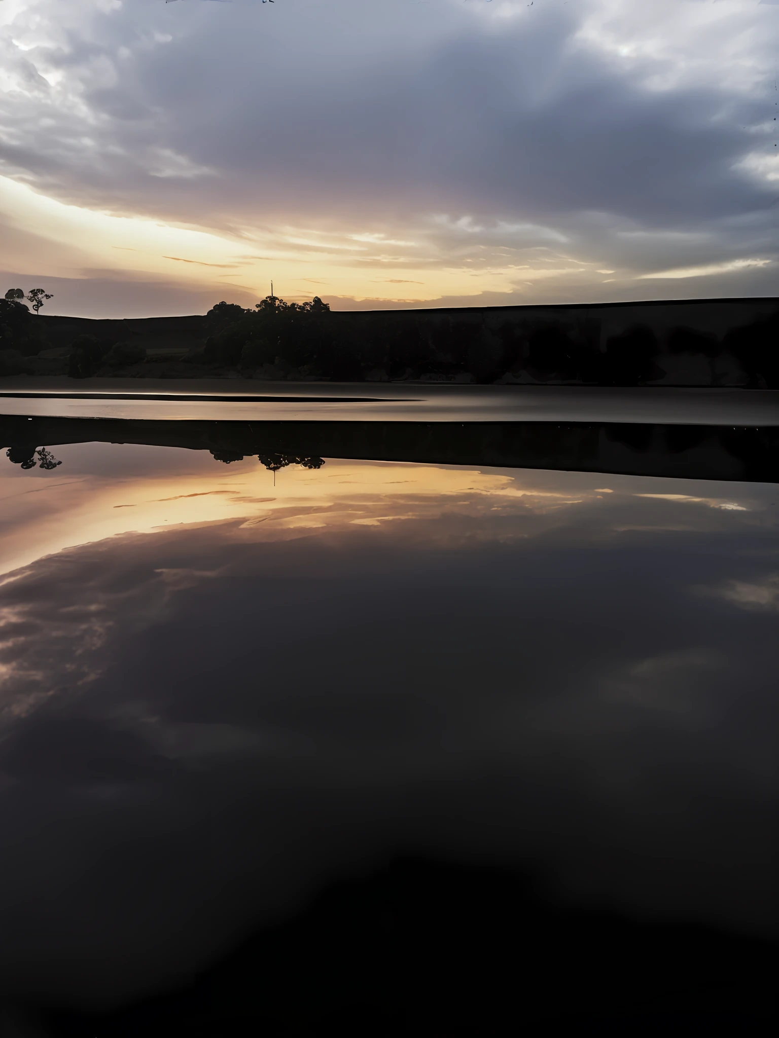 there is a reflection of a sunset in the water, marvellous reflection of the sky, reflections on the water, Reflection in the water, reflections on the water, reflections smooth, reflection in water, reflection on water, taken with sony a7r camera, taken with sigma 2 0 mm f 1. 4, Reflection on the river, Reflective water