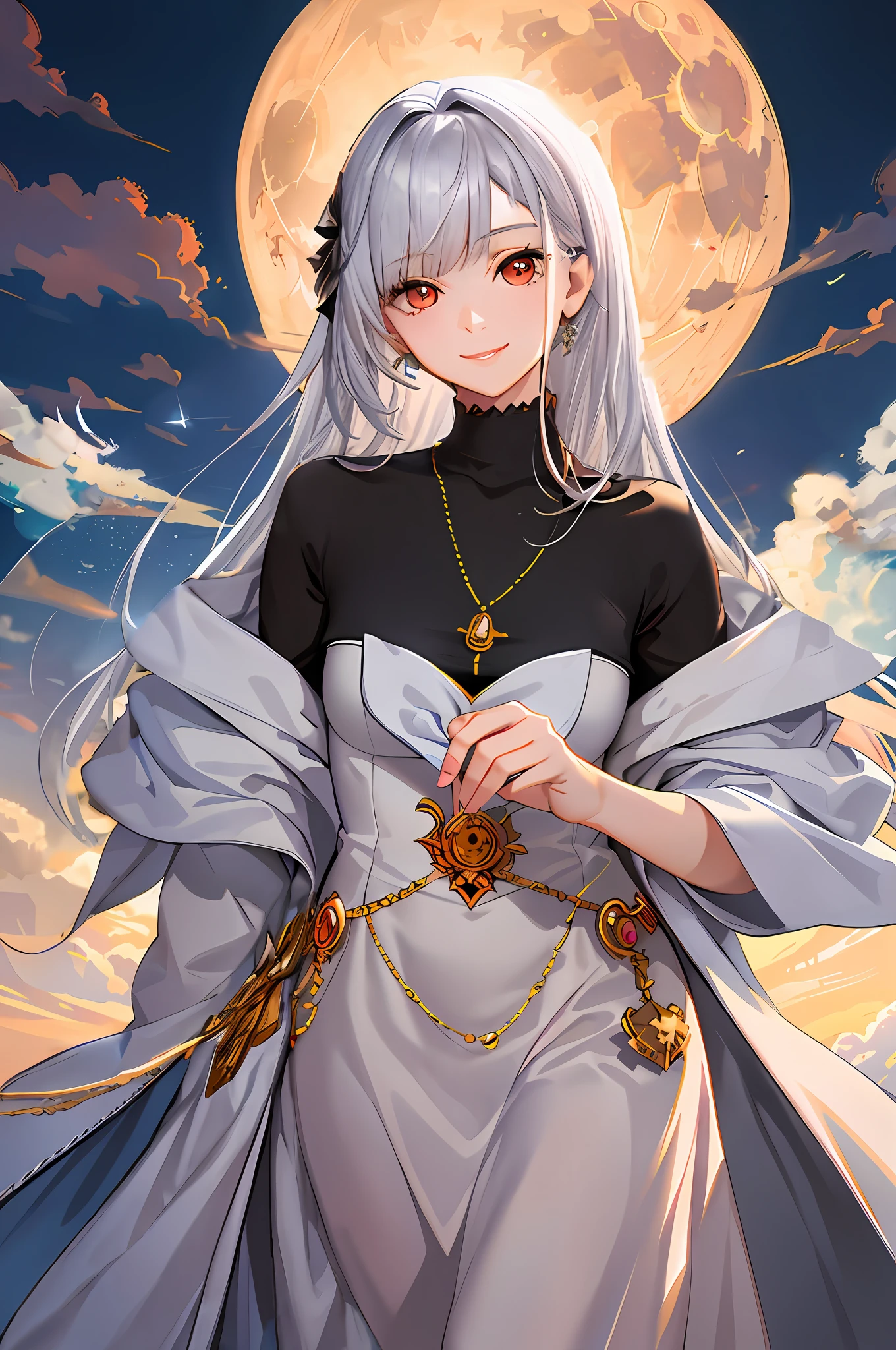 White clothes cape