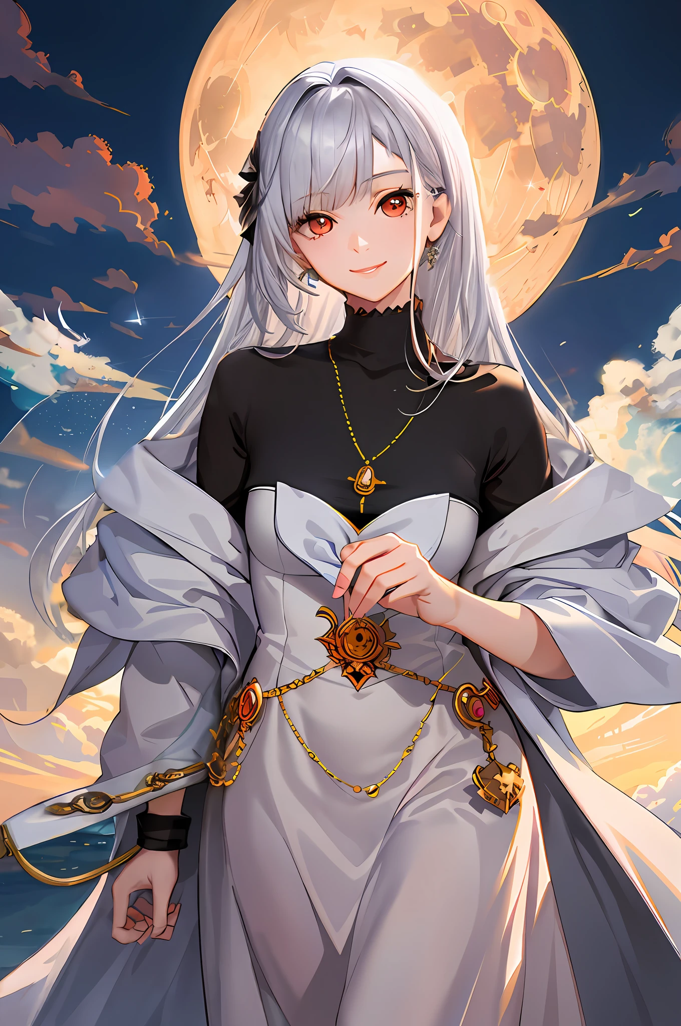 White clothes cape