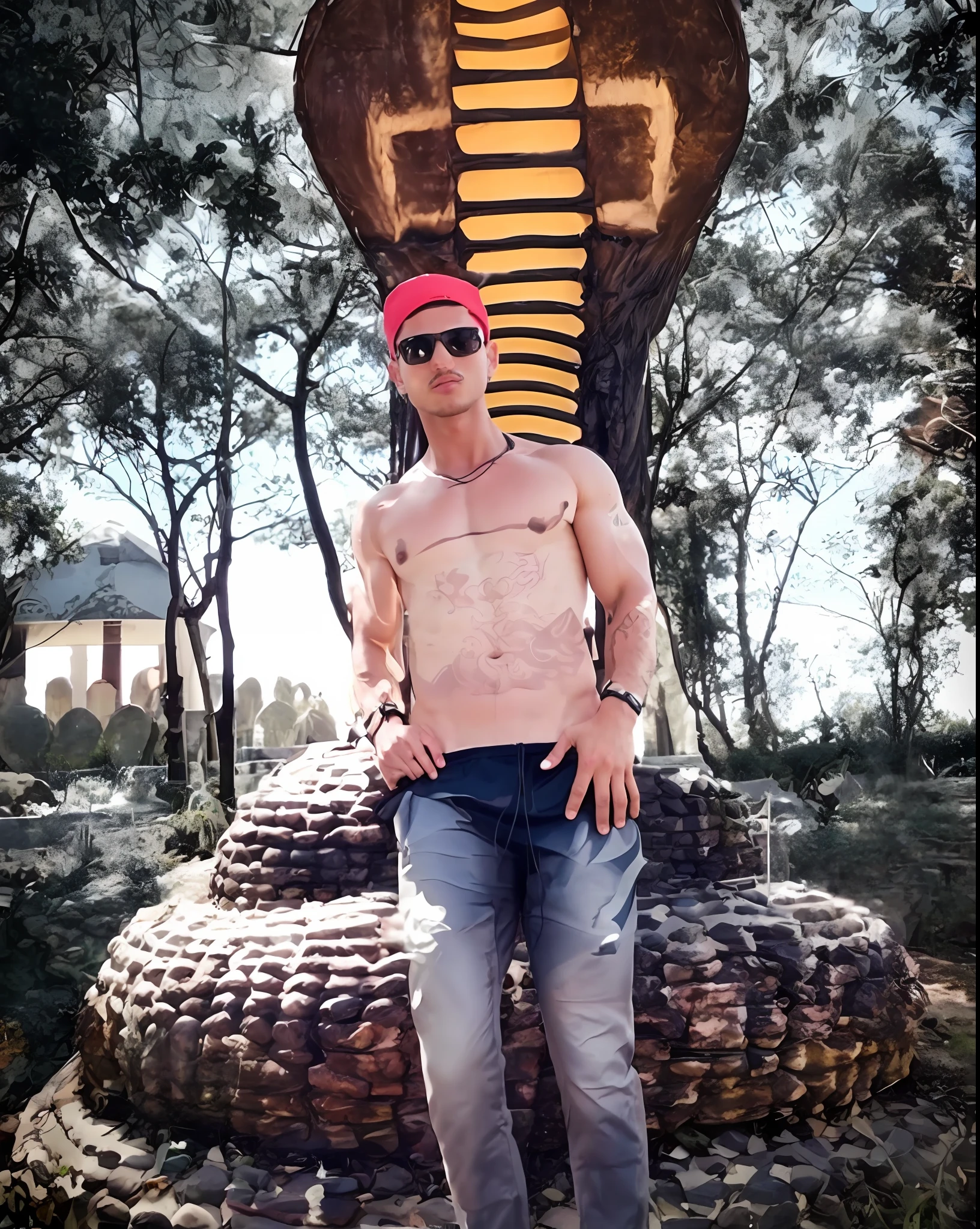 arafed man with no shirt on posing in a gym, strong masculine features, male model, muscular male, fitness model, masculine and strong, attractive male, sexy masculine, bodybuilder physique, handsome male, fit physique, ripped, model with attractive body, sexy muscular body, chiseled abs, 2 muscular attractive men, lean man with light tan skin