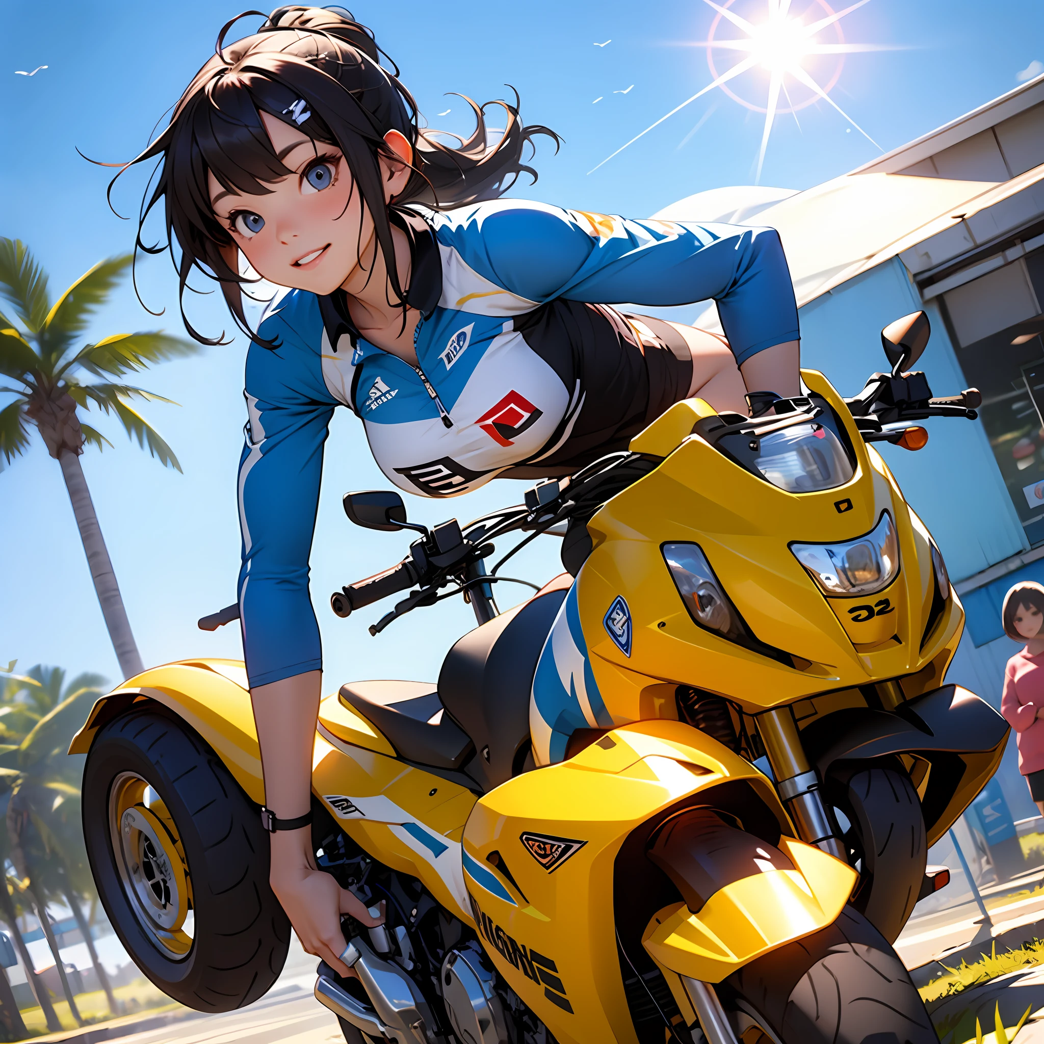 Sunshine sports cute vitality girl --auto