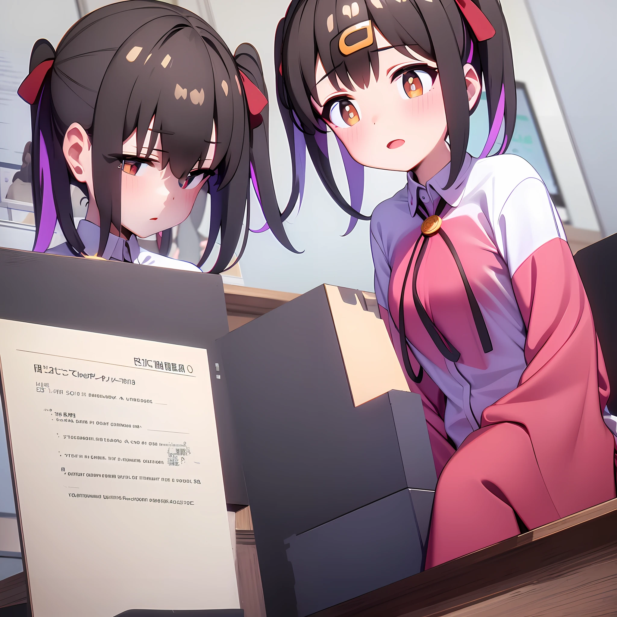 themoon,Ray rendering,Write homework dynamic posture,high-school student