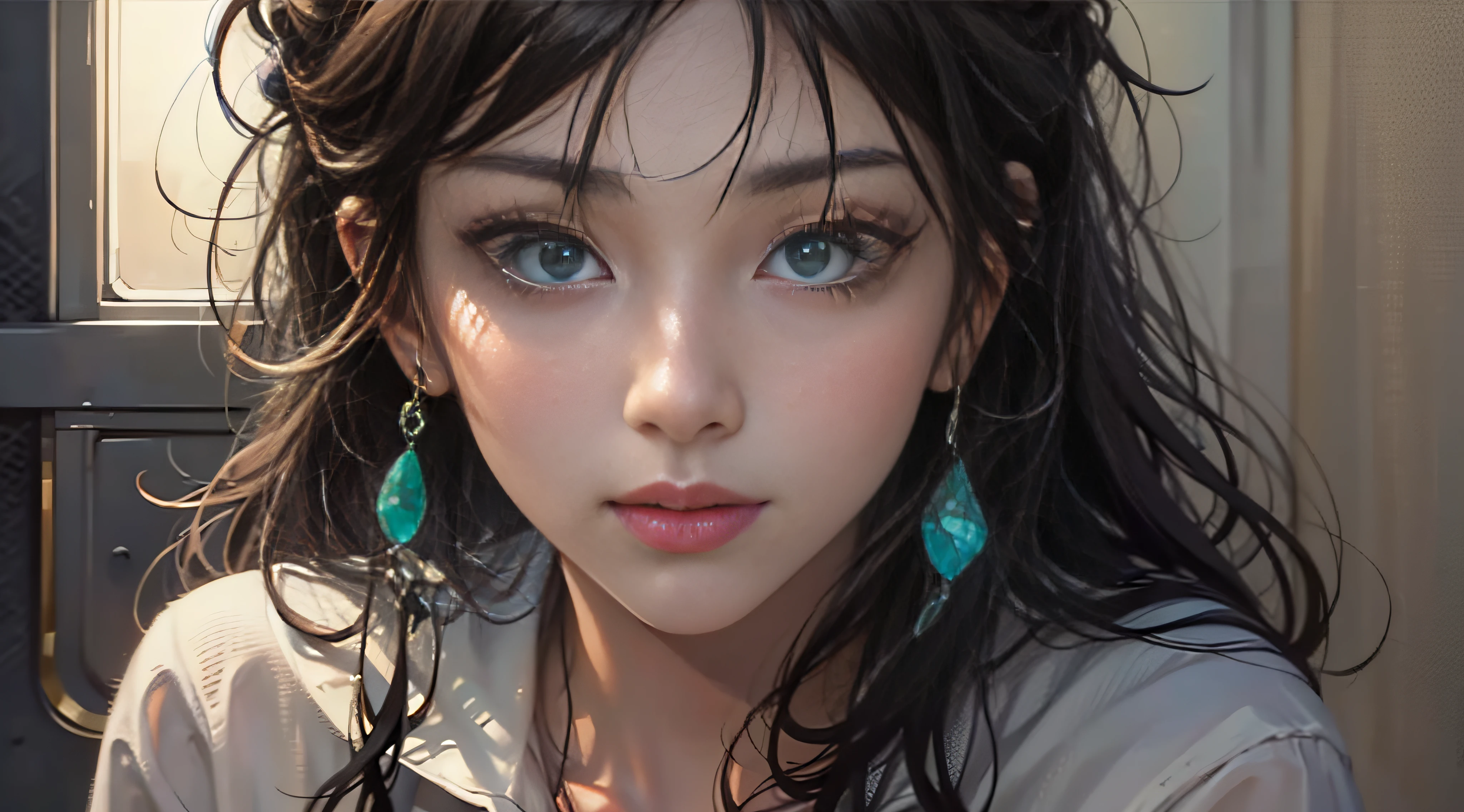 green eyes woman