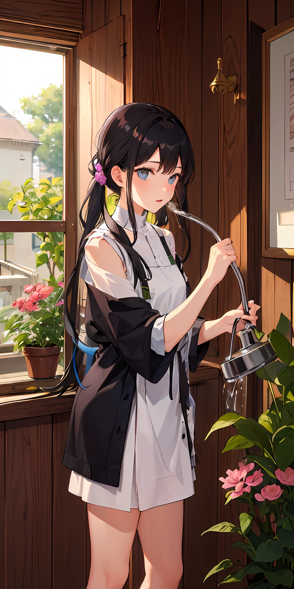 bible，female pervert，Watering the flower