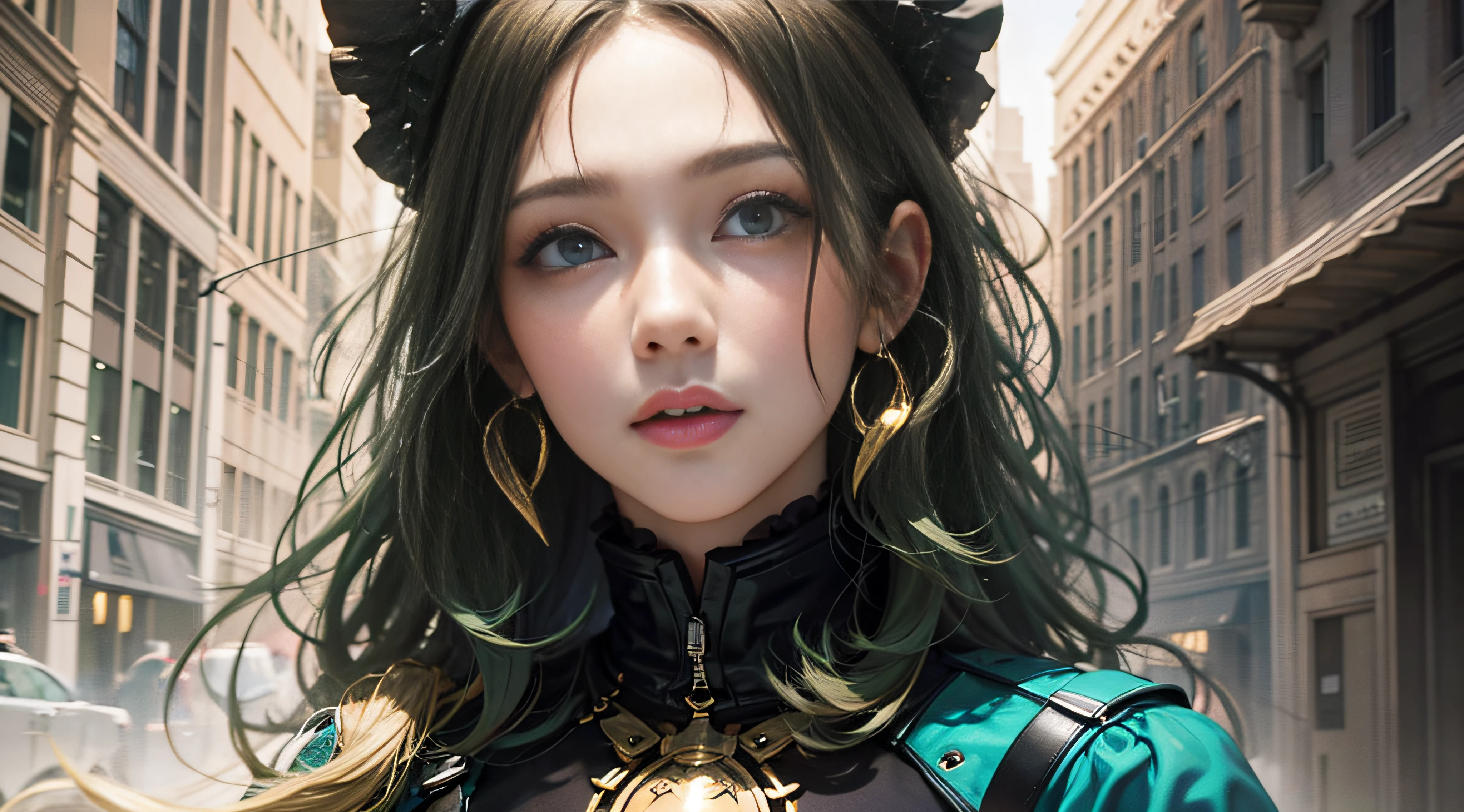 green eyes woman