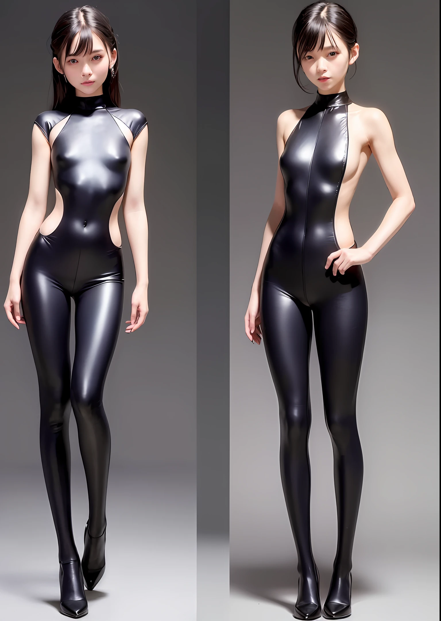 ((Slim skinny body)), (long legged), Model figure, best qualtiy, 超高分辨率, (真实感),skinsuit
