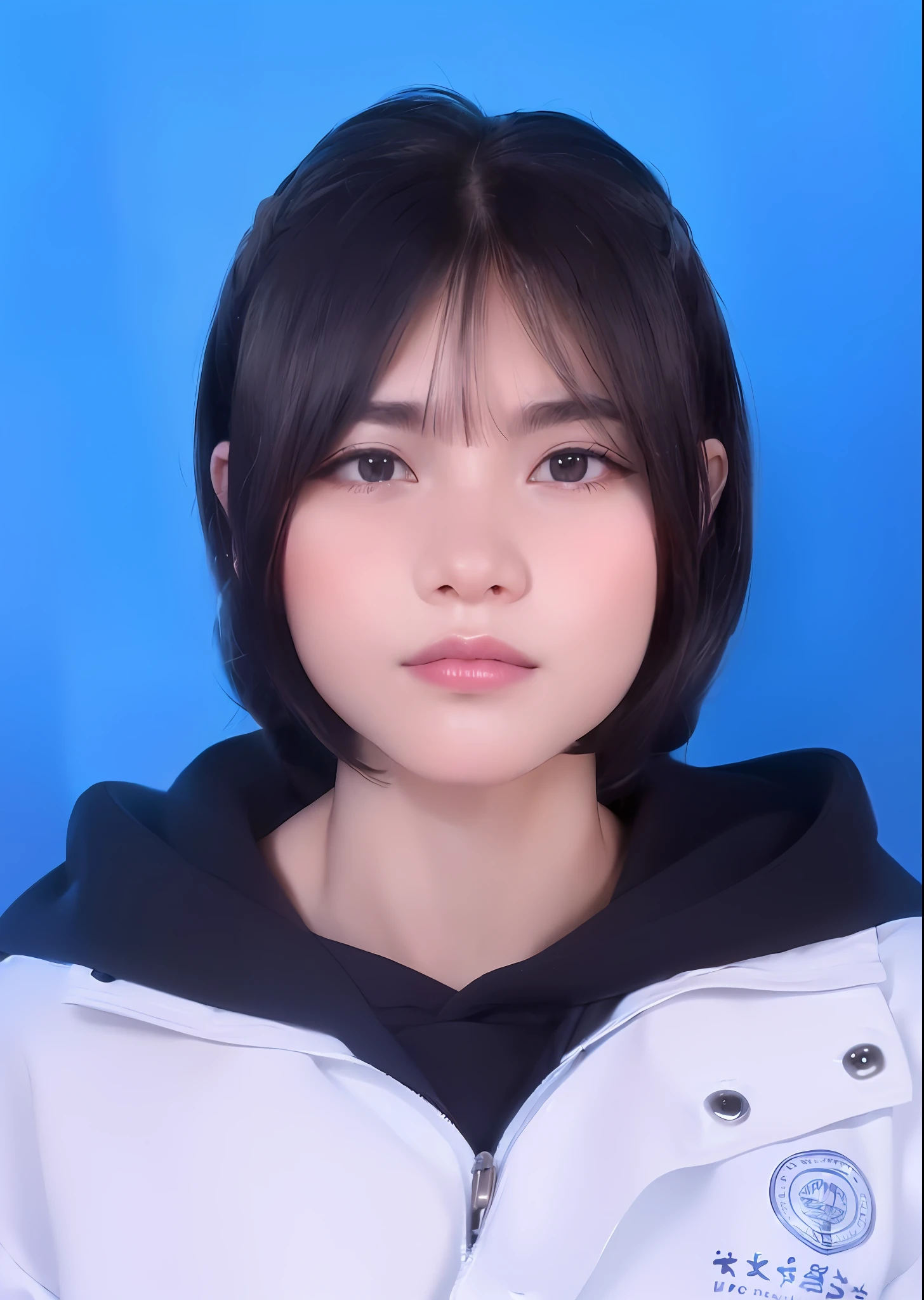 (((1 girl)),ray tracing,(dim lighting),[detailed background (bedroom)),((silver hair)),((silver hair)),(Fluffy silver hair, plump and slender girl))) with high ponytail))) Avoid golden eyes in the ominous bedroom ((((Girl wears a white shirt, black wrinkled skirt with black transparent pantyhose), showing a delicate slim figure and graceful curves, correct limbs, sitting on the bed with hands behind her head, Put both hands behind your head