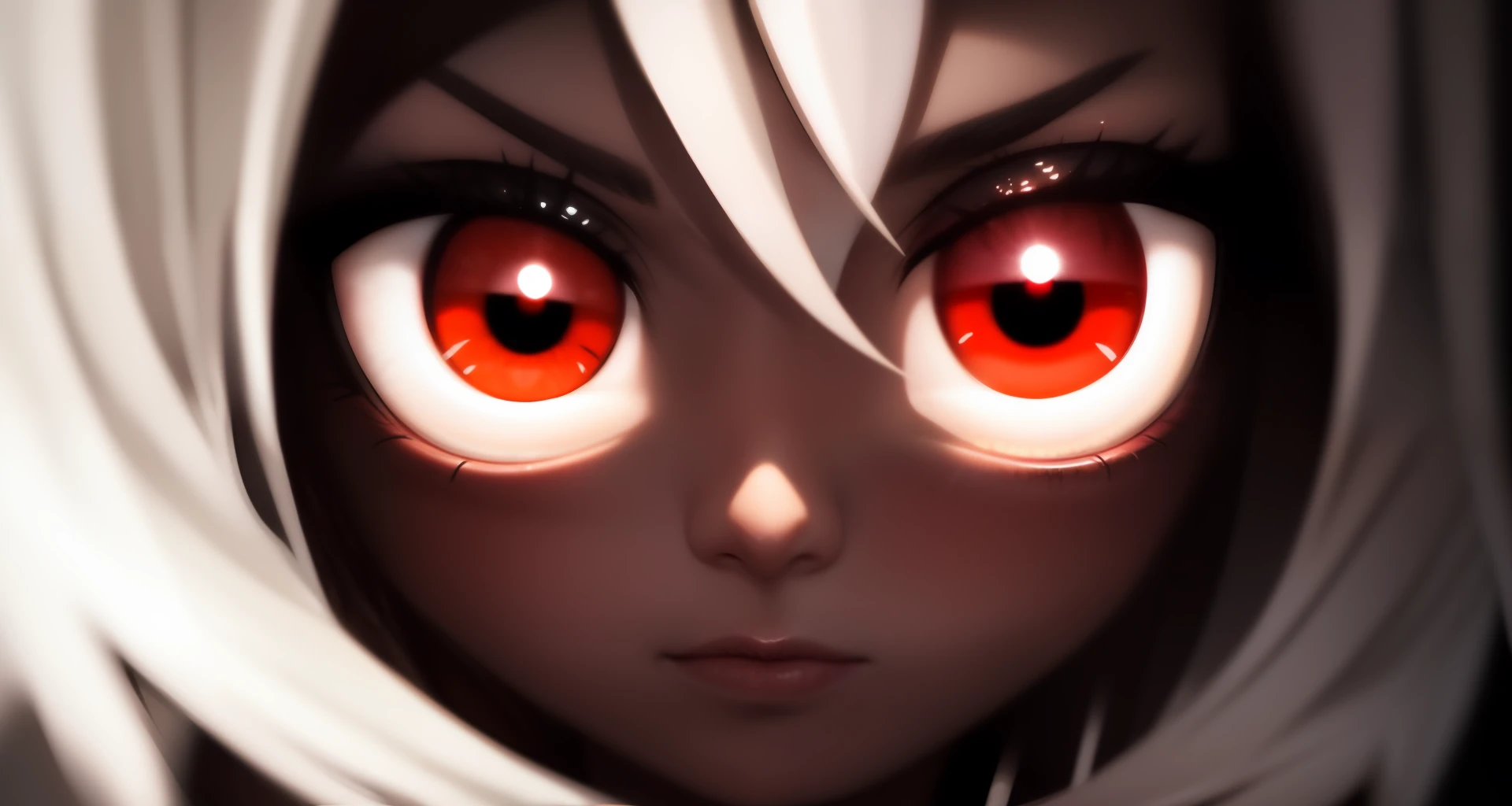 The red pupil of the crimson pupil