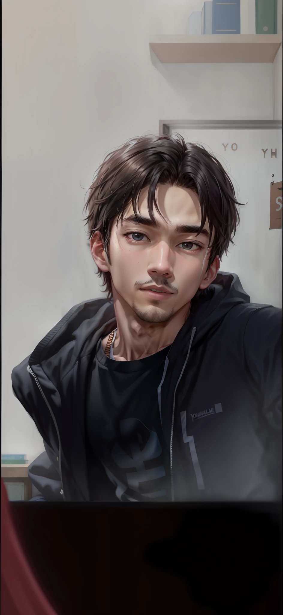 youthfulness，Male college student，Otaku