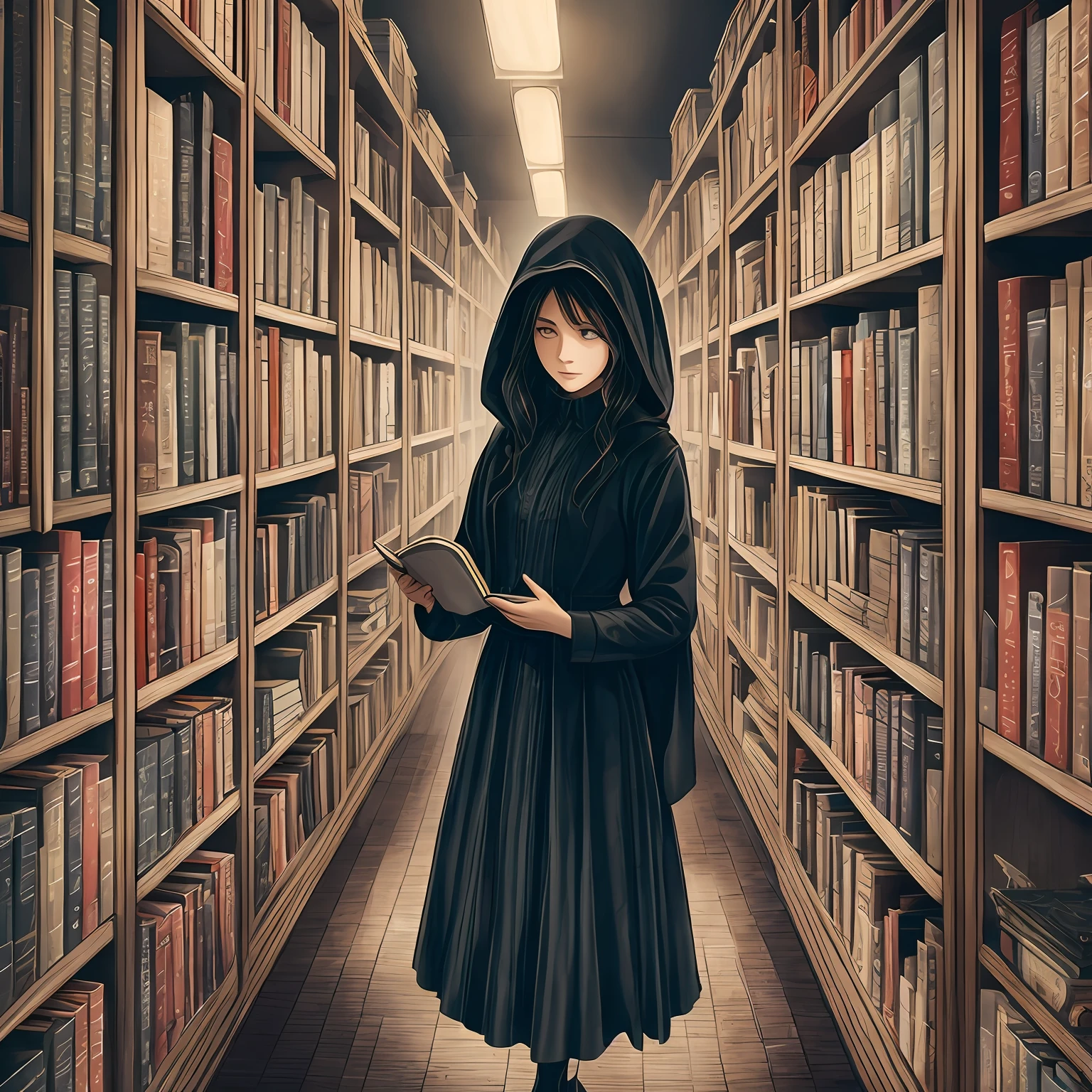 Beauty Black Silk Library --auto