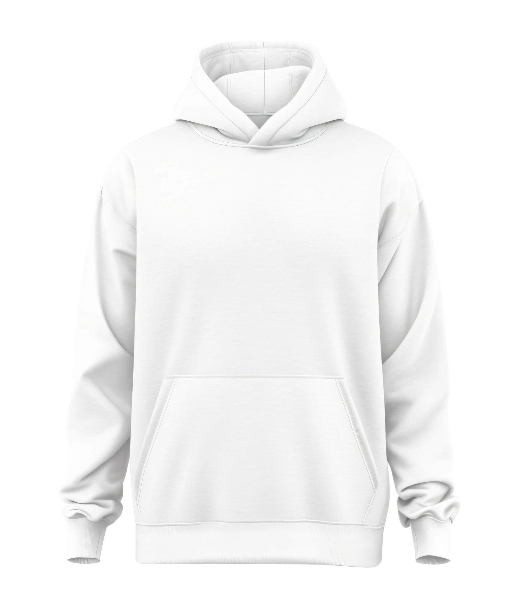 a white hoodie with a hoodie on the front and a hoodie on the back, no hood | | realistic shaded, hoodie, wearing a hoodie, realistic clothing, wearing hoodie, detailed clothing, wearing an oversized hoodie, white clothing, oversized hoodie, hoody, casual white garment, realistically rendered clothing, sports clothing, casual clothing, wearing a hoody
