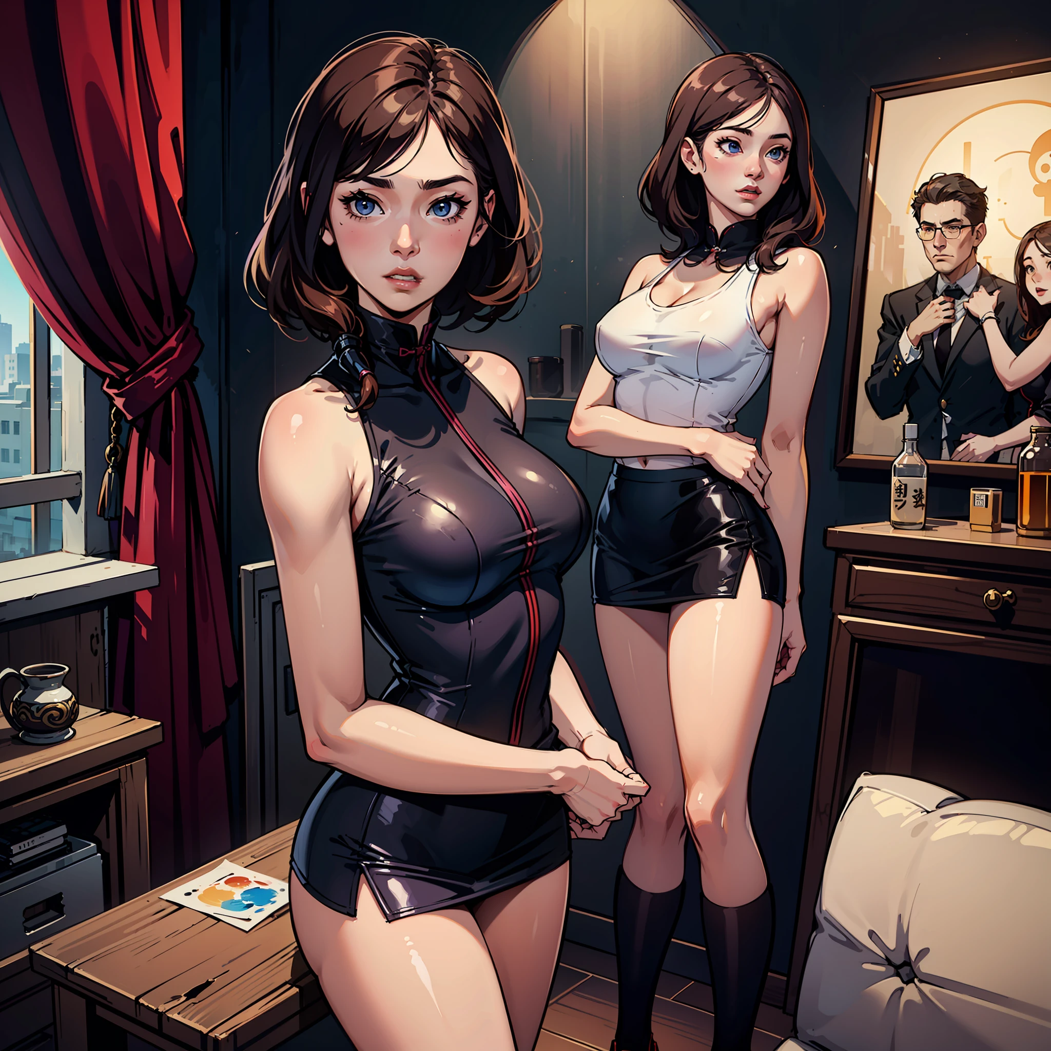 DNF Jianhao   （Wife Art High Resolution 4K Forecut Upturned Miniskirt 1girl Best Painting  ） --auto