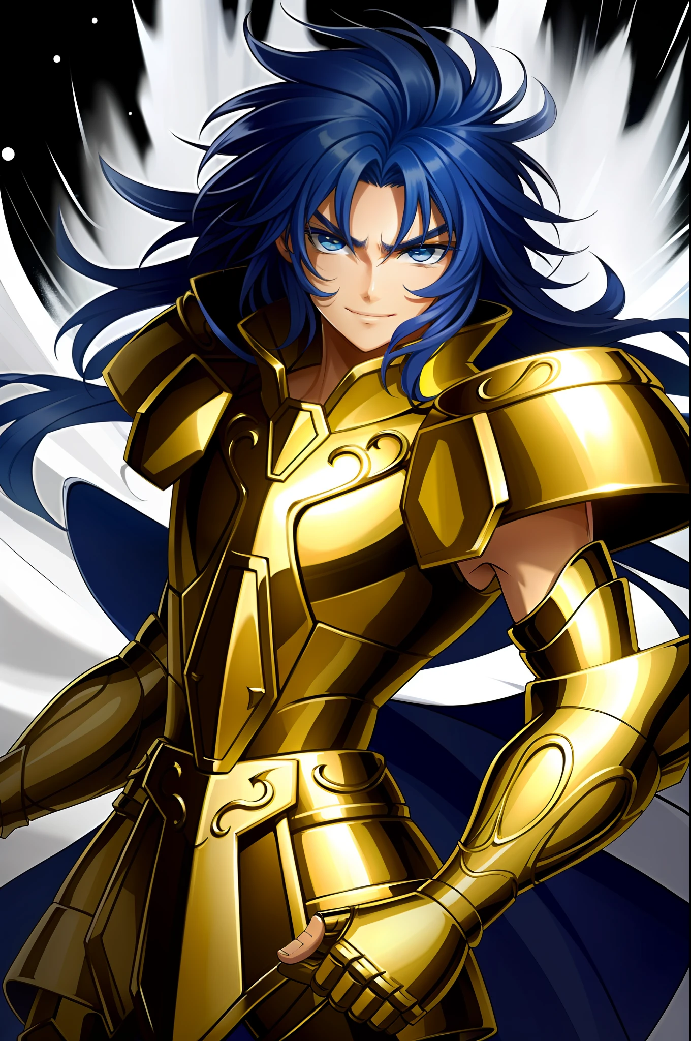 GeminiArmor, 1boy,
ultra detailed, official art, unity 8k wallpaper, (anime:1.0), illustration,
BREAK
((1boy, dynamic pose, ( GeminiArmor, golden armor, vibrant colors), sweet lips, (blue hair), (black|brown eyes), (heavily detailled face:1.1),(medium hairstyle:1.1)|, thin lips,smiling face, slender hands, slim fingers )), serious, angry,
greek temple, very detailed background,
still photography, looping video,
mesmerizing movement, captivating visuals,
seamless blend, engaging storytelling