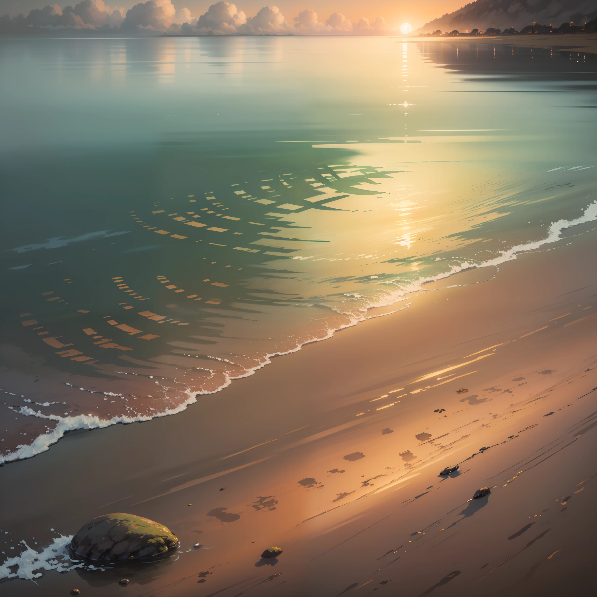 Hermoso Atardecer en la playa.