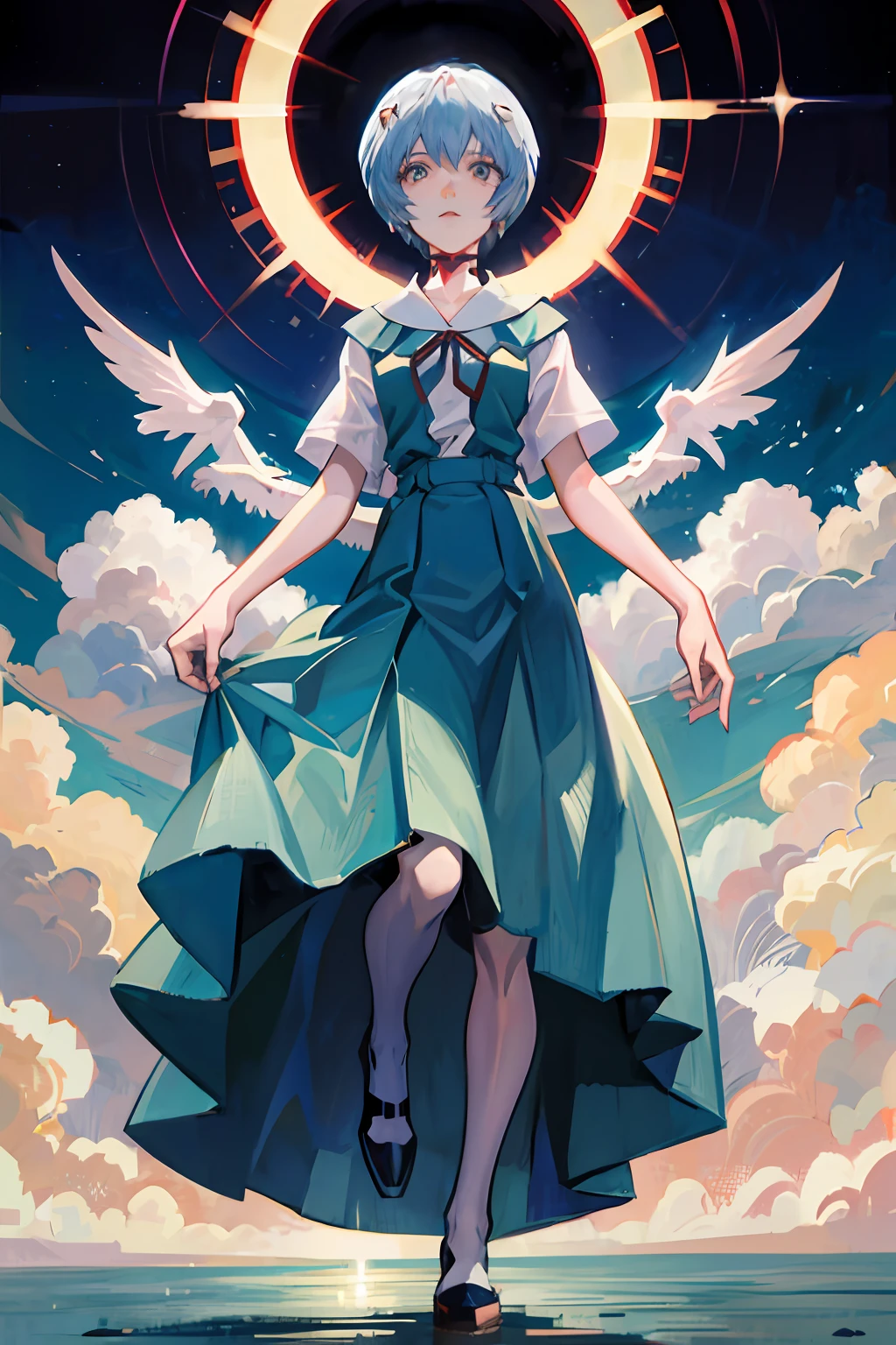 Evangelion Rei Ayanami became a god