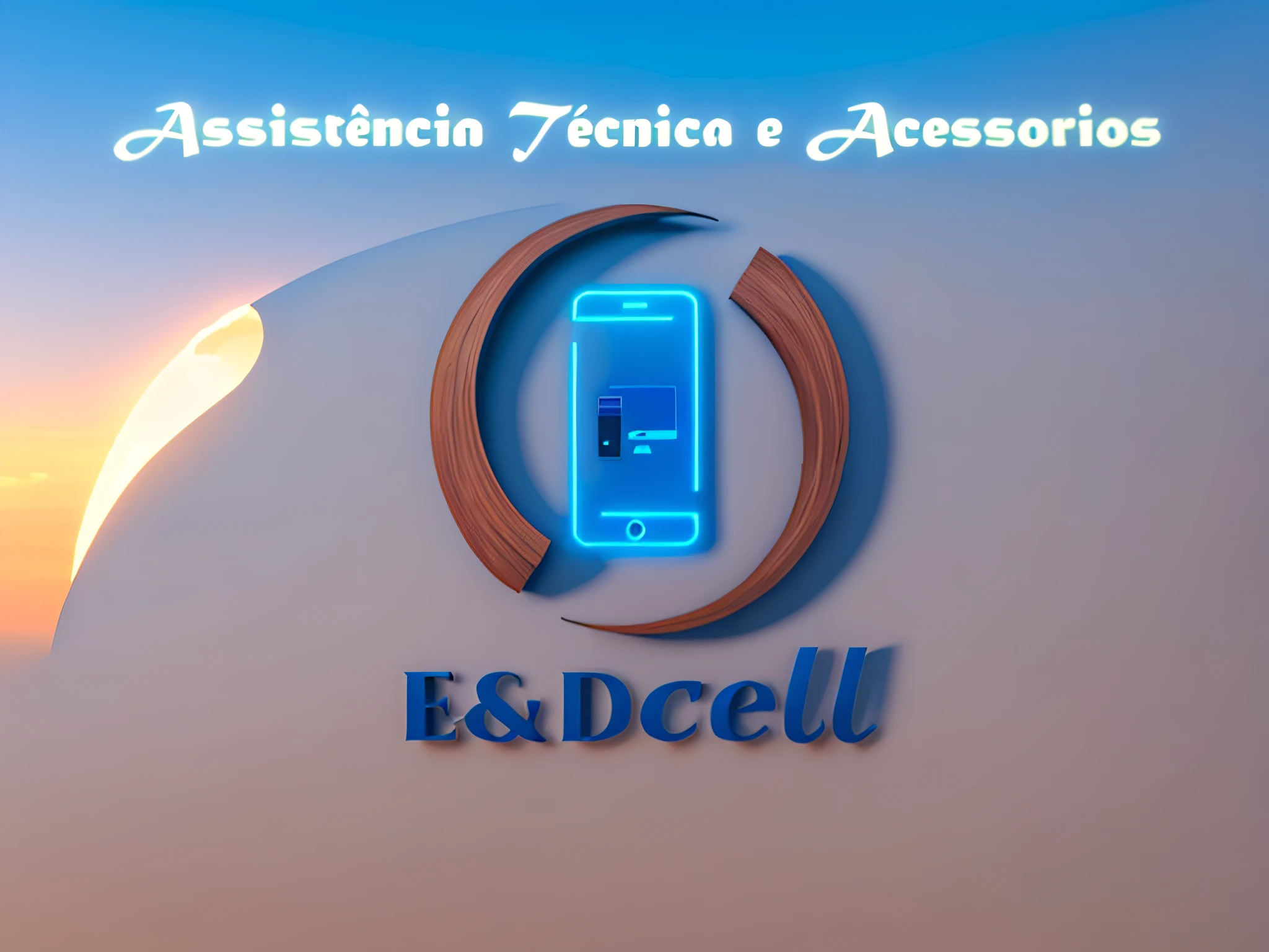 um celular com as palavras e & d cell, super saiyajin, cabelo requintado, Arm representation, corpo de cabelo branco e azul, sapatos requintados, representation of the eyes, cabelo requintado, caixa cega popmart, textura de argila, pisando na terra, fundo preto e branco, natural lightning, a maioria de boa qualidade, super detalhe, arte 3D, c4d, renderizador OC, 3D-rendering, 8k