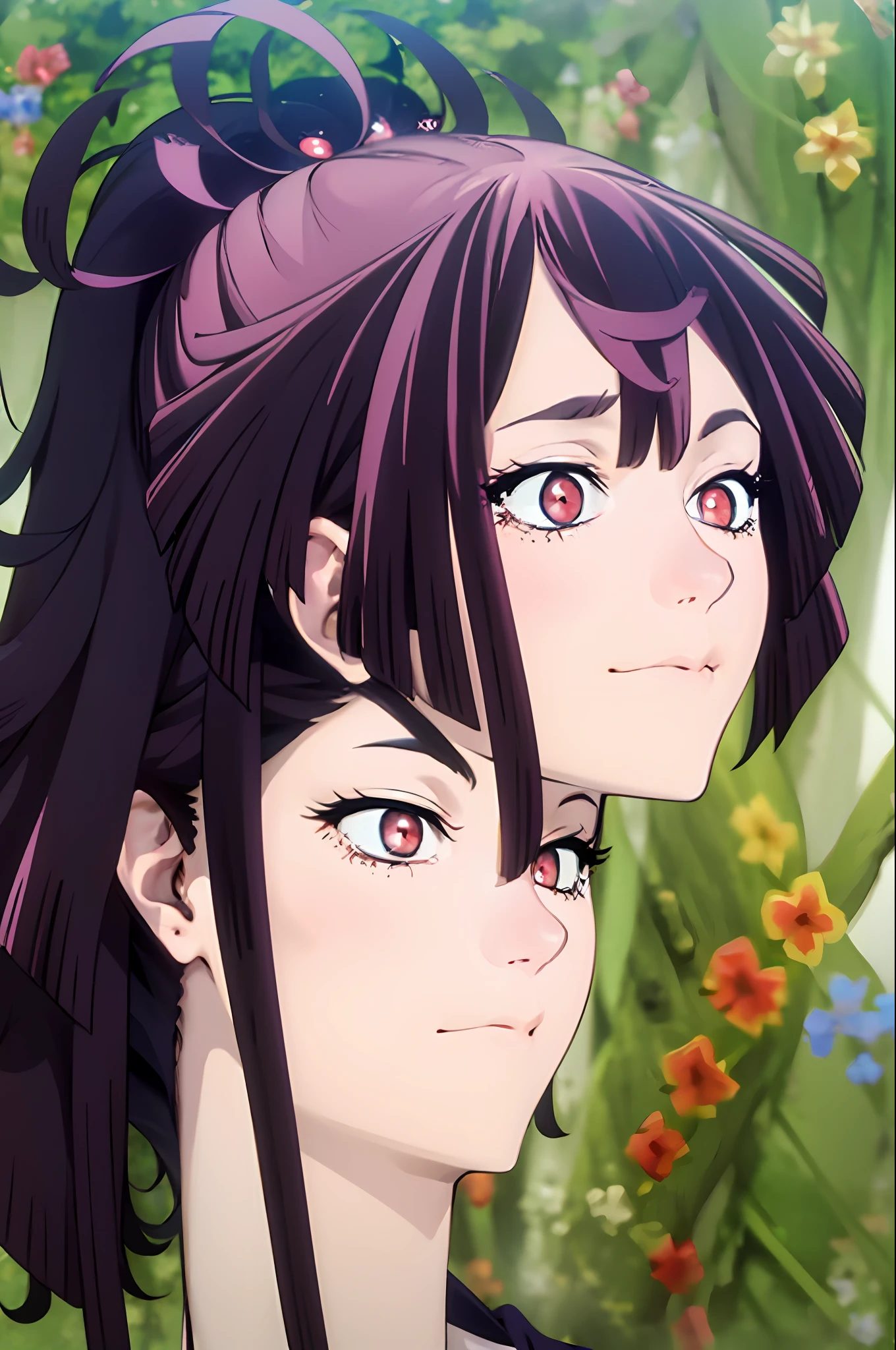 anime big breast，solo person，no dressed，opening legs，bob-cut hair，Kizi，Shy，Be red in the face，Expose your private parts，C cup