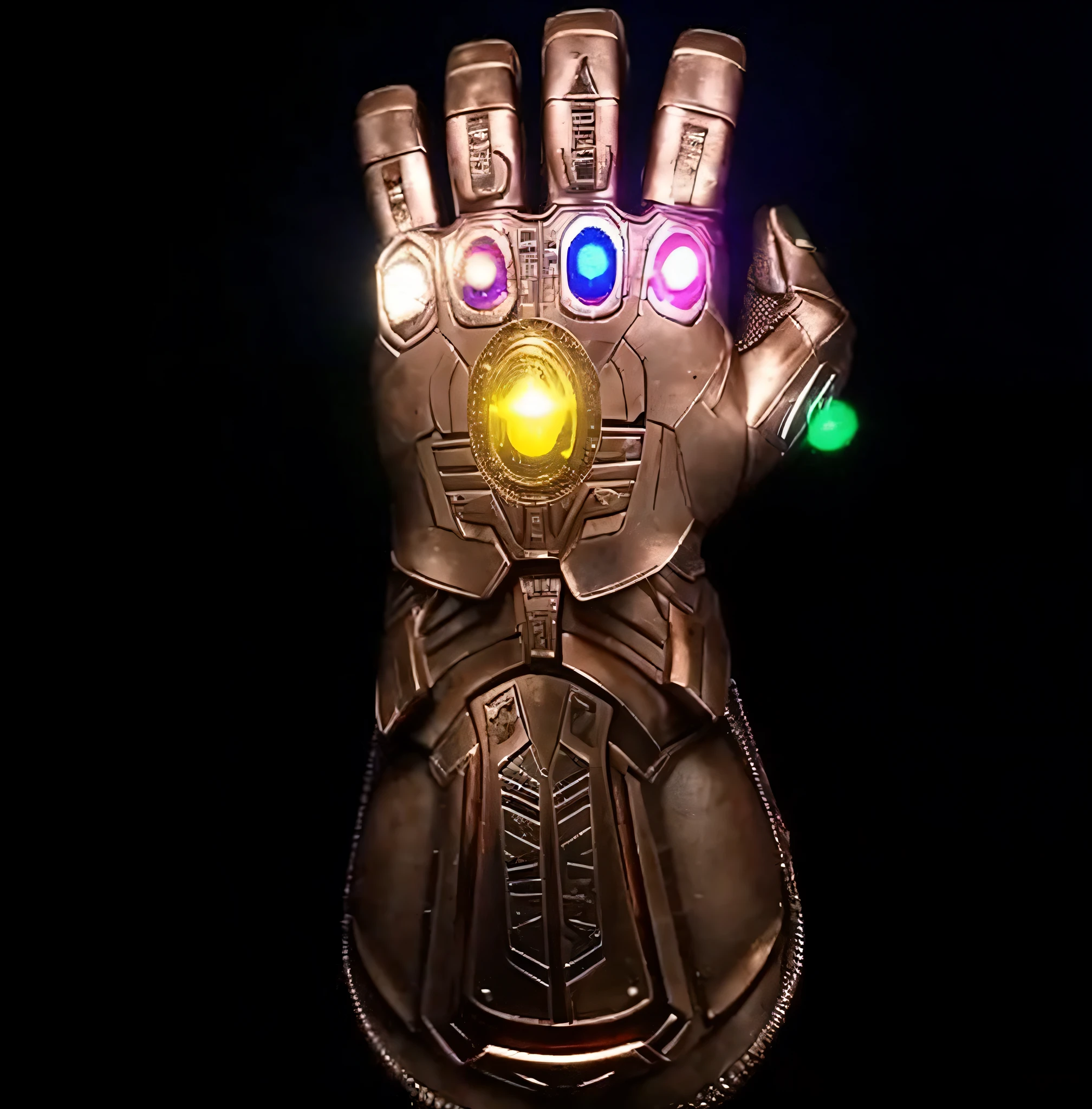 a close up of a hand with a glowing light on it, Manopla do Infinito, Joias do Infinito, Manopla Tema Guerra, Thanos, de vingadores: Endgame (2019), usando armadura Thanos, De um filme da Marvel, Efeitos MCU, screensaver, Vingadores Ultimato, thanos style traits, de vingadores, Infinity, maravilha, hand of fear, Ironman, Manopla de Fantasia de Guerreiro --auto