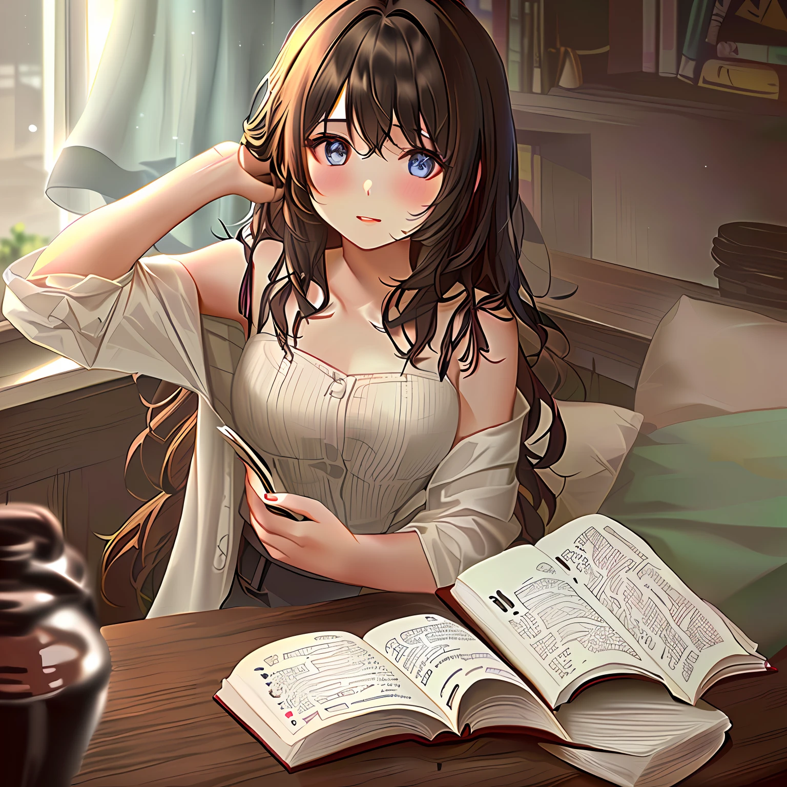 A girl who reads