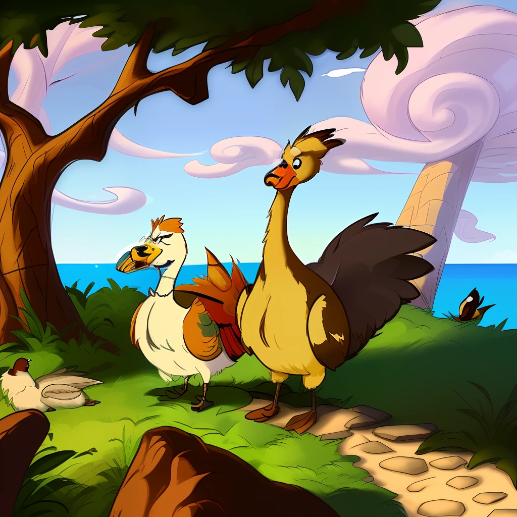 cartoony,gooses