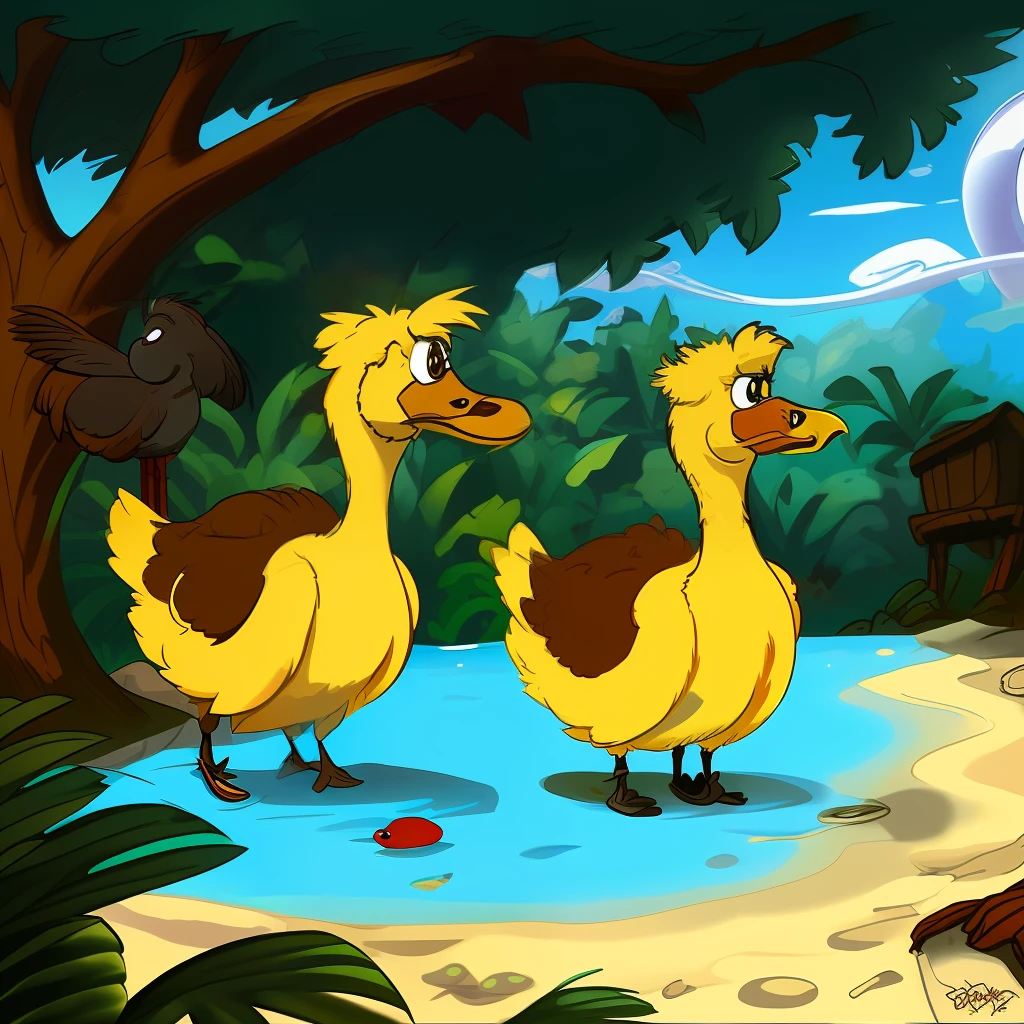 cartoony,gooses