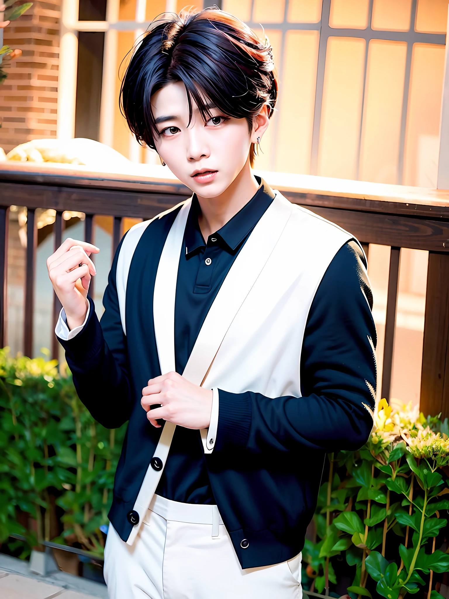 Cai Xukun beats the hen