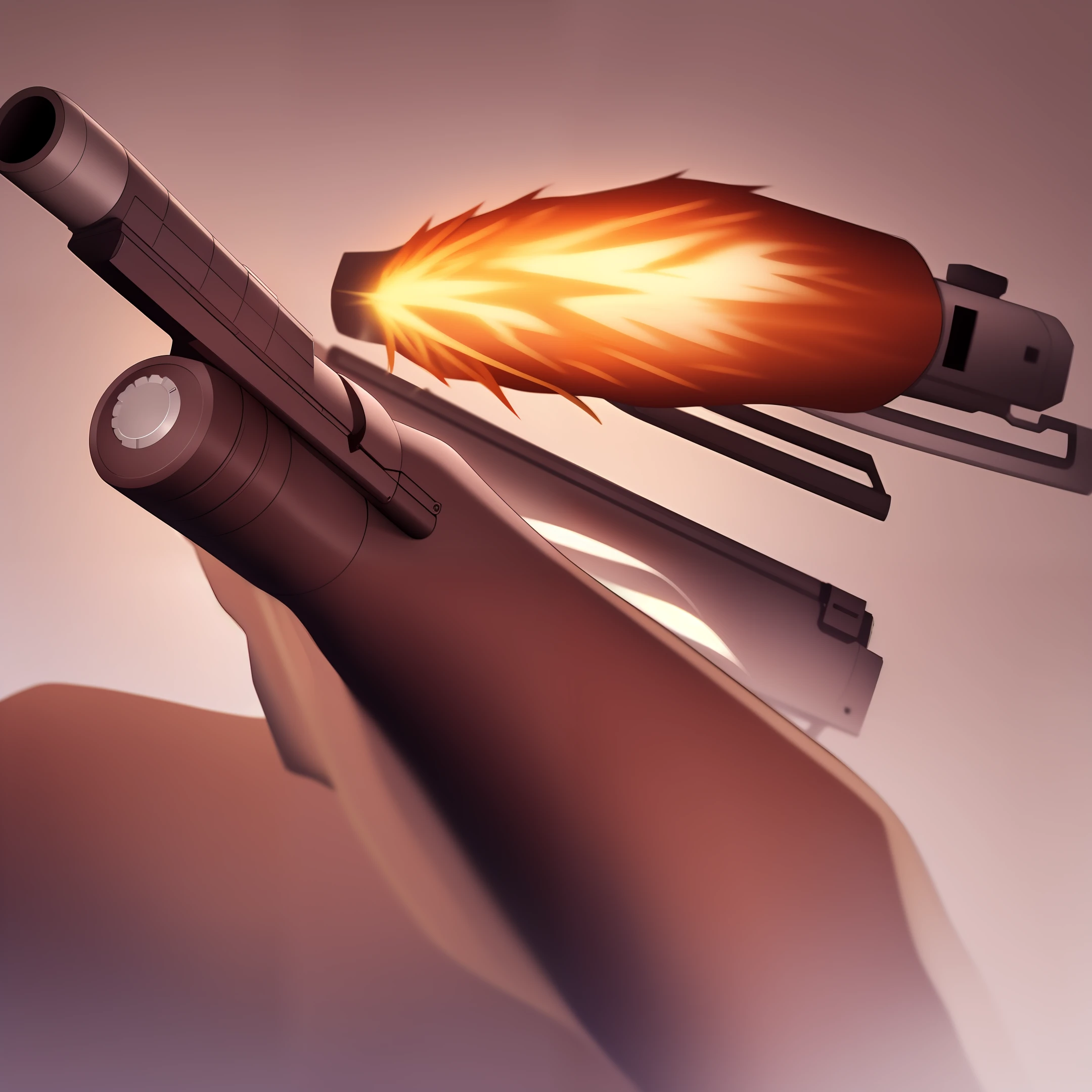A very large gun