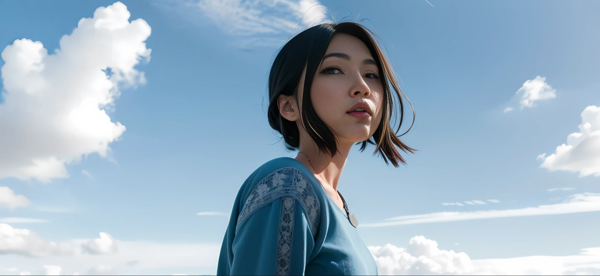 there is a woman that is standing in the grass with a frisbee, jaeyeon nam, A young Asian woman, Young Asian girl, portrait of a japanese teen, Korean girl, taejune kim, wenfei ye, gongbi, lofi-girl, Shin Jinying, heonhwa choe, Asian girl, young cute wan asian face, Korean woman,wedding gown