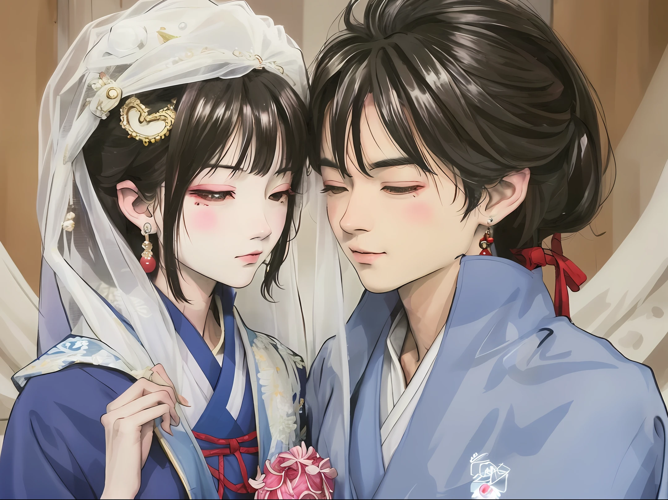 Inuyasha and Kikyo get married