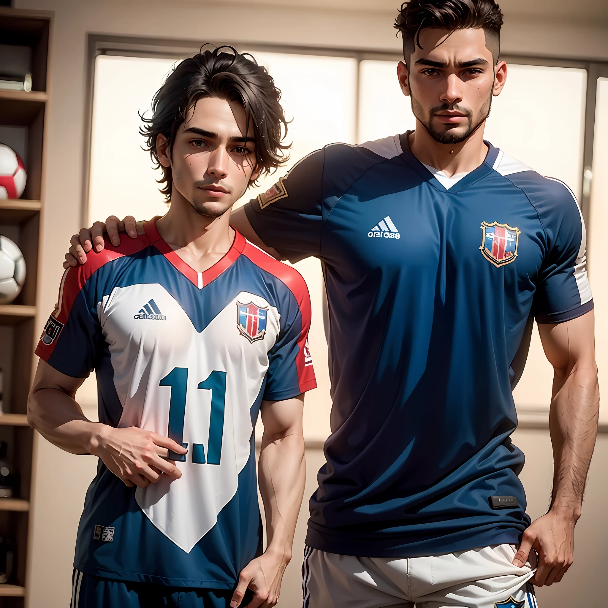 camisa do Bahia, cores: azul, vermelho e branco, time de futebol --auto