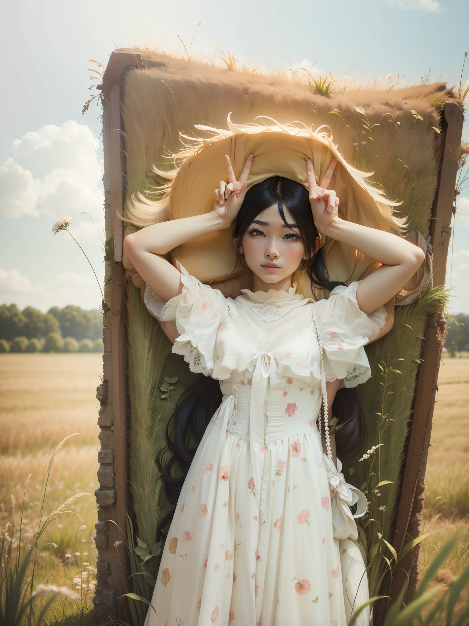 grassy fields