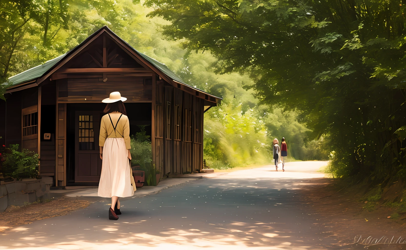 wandering woman
