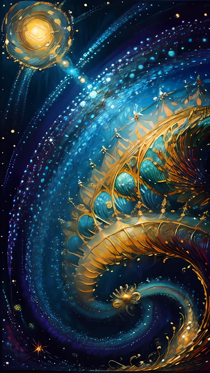 FUNDO QUADRO VAN GOGH, COM DESENHOS GEOMETRICOS DETALHADO EM RELEVO